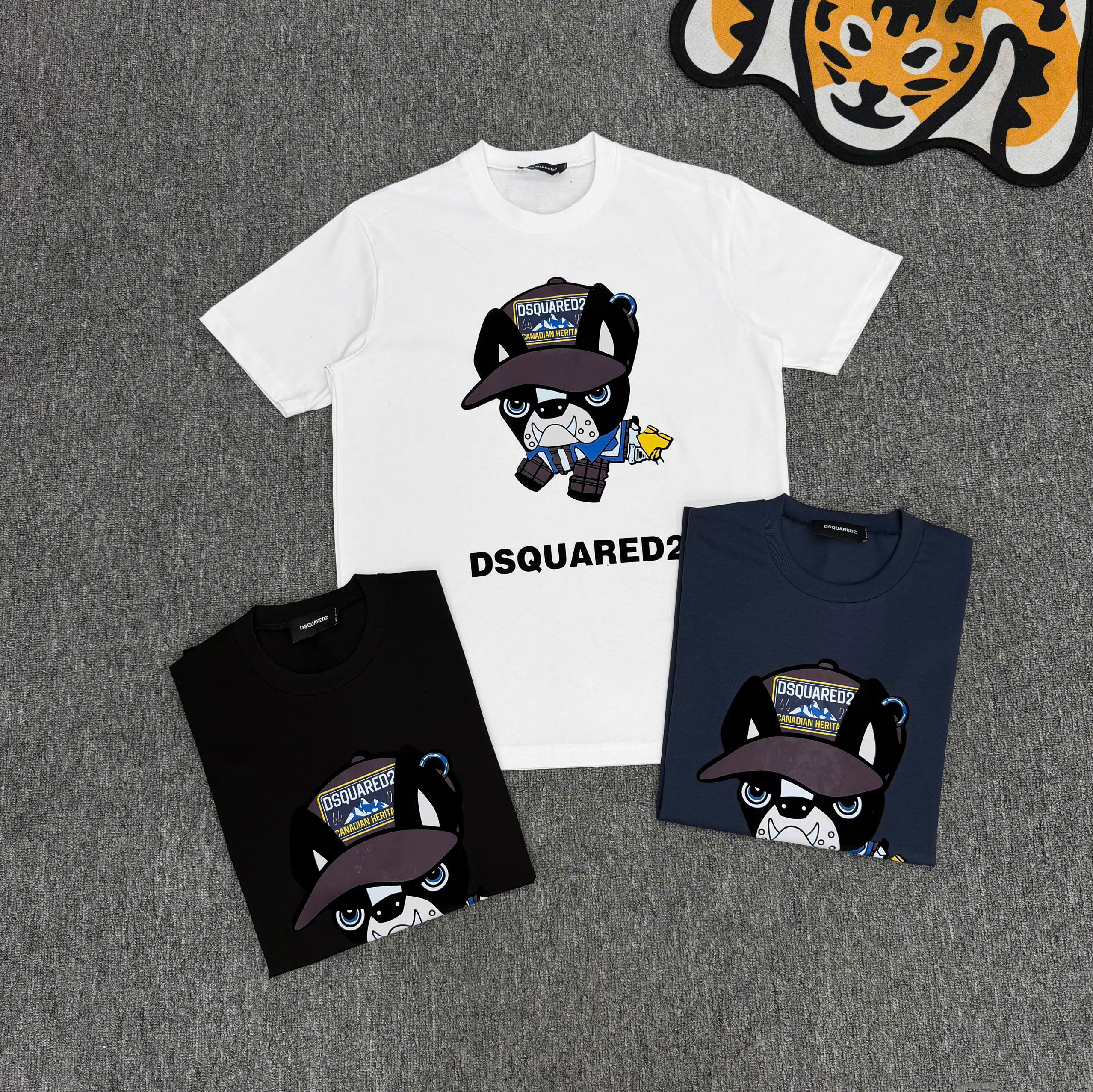 Áo phông T shirt Dsquared2 DSQ logo Cún Like Auth S-XL NV