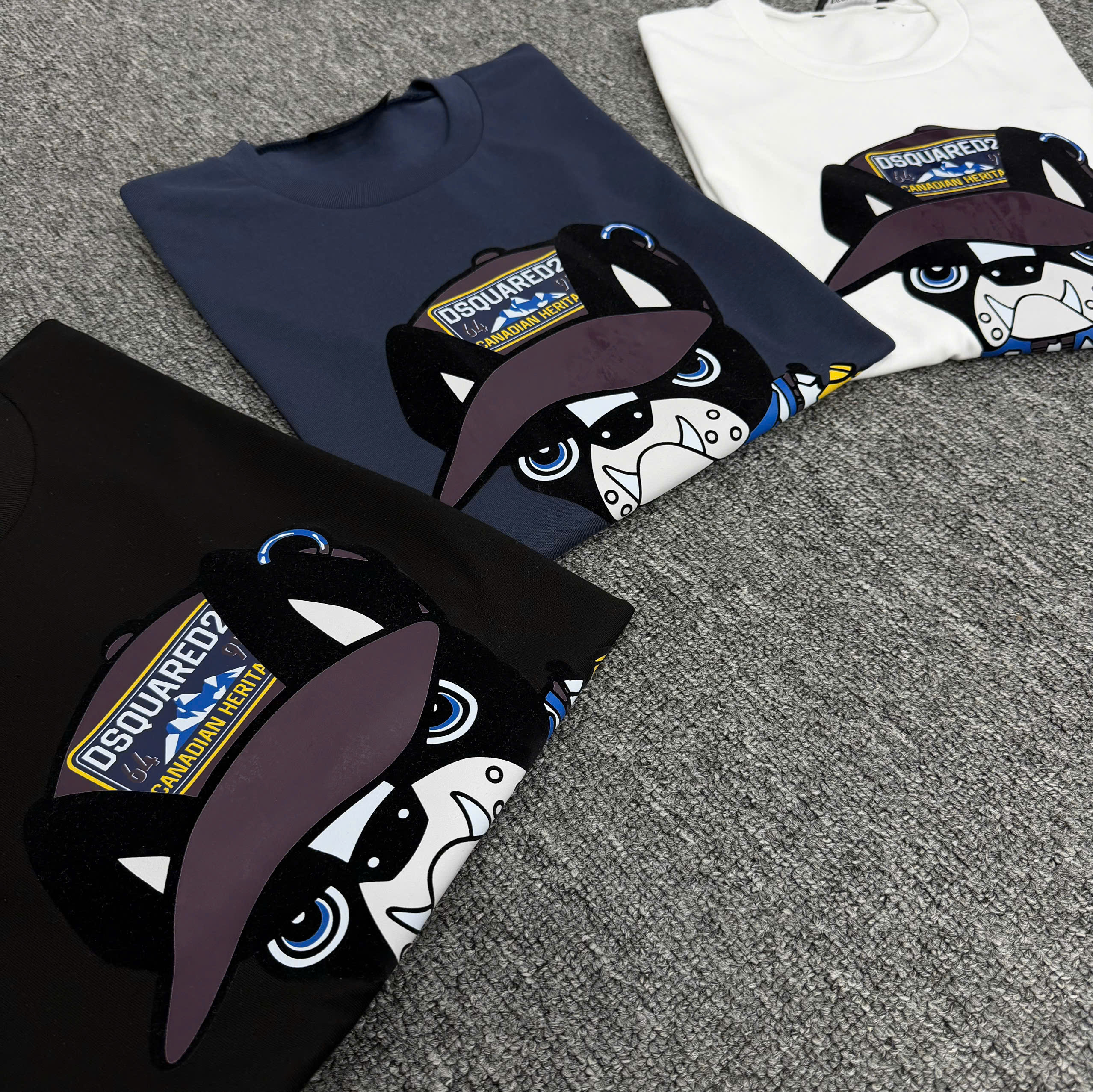 Áo phông T shirt Dsquared2 DSQ logo Cún Like Auth S-XL NV