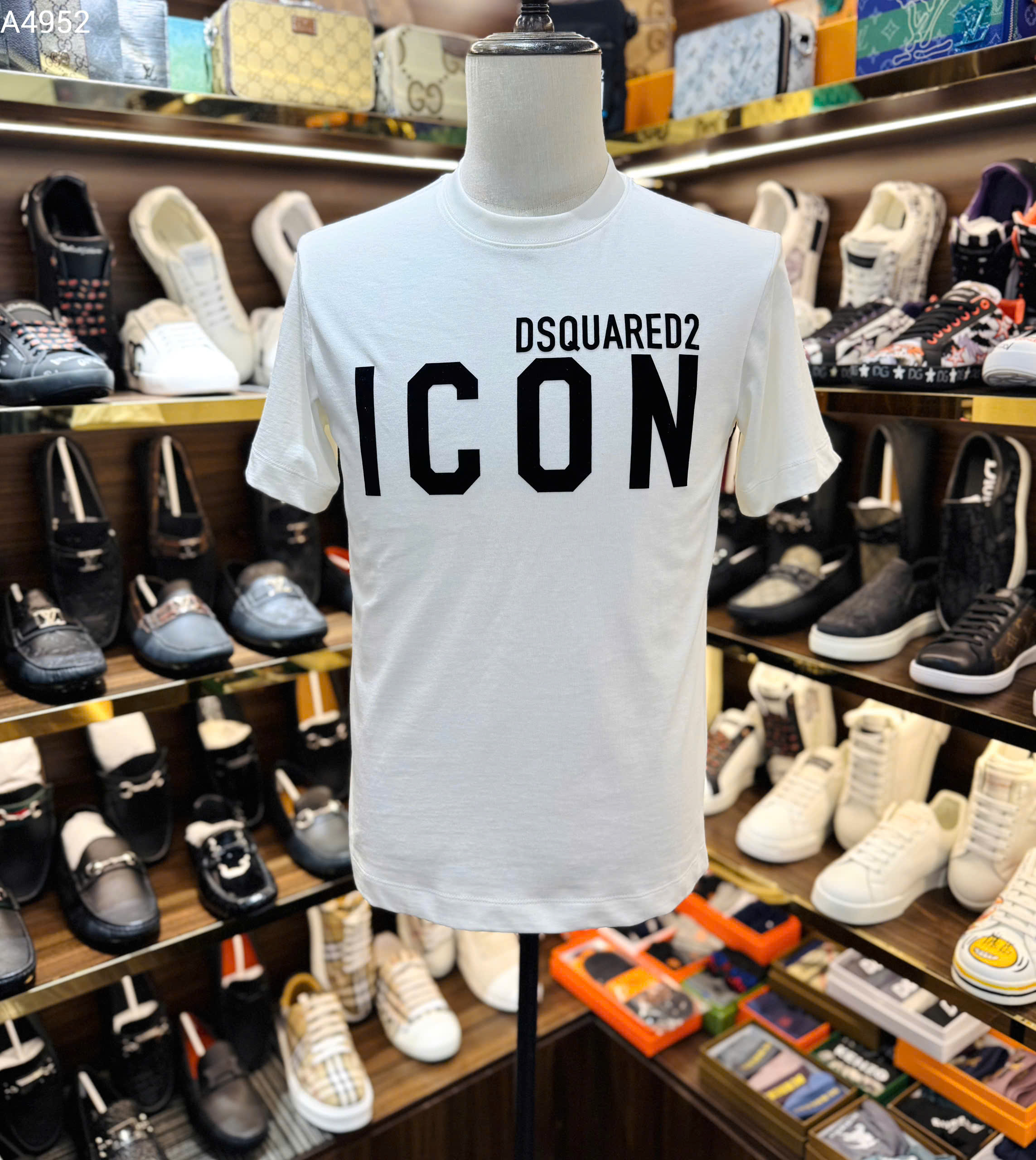 Áo phông T shirt Dsquared2 DSQ icon logo ngực Like Auth 44-50 MK