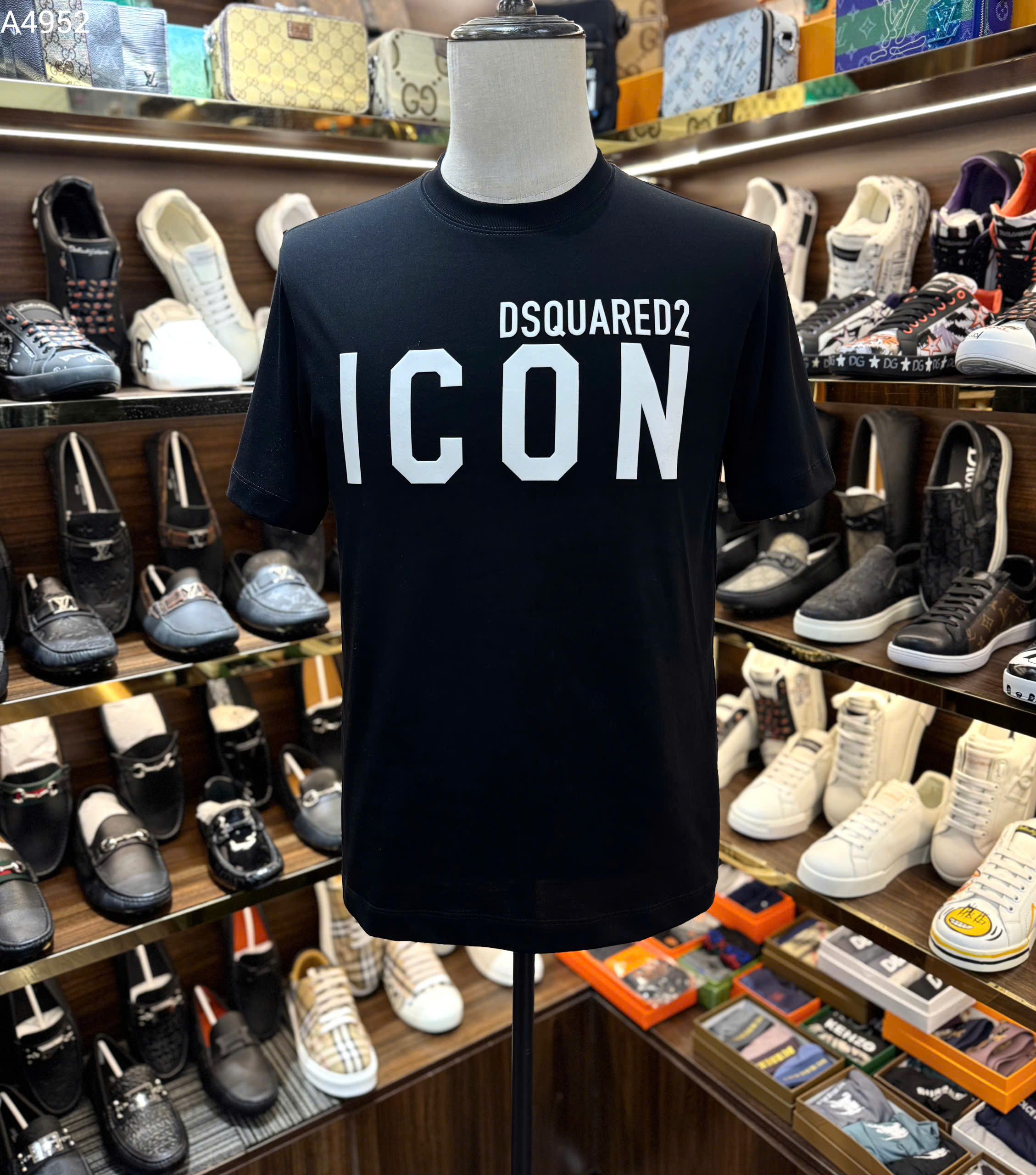 Áo phông T shirt Dsquared2 DSQ icon logo ngực Like Auth 44-50 MK