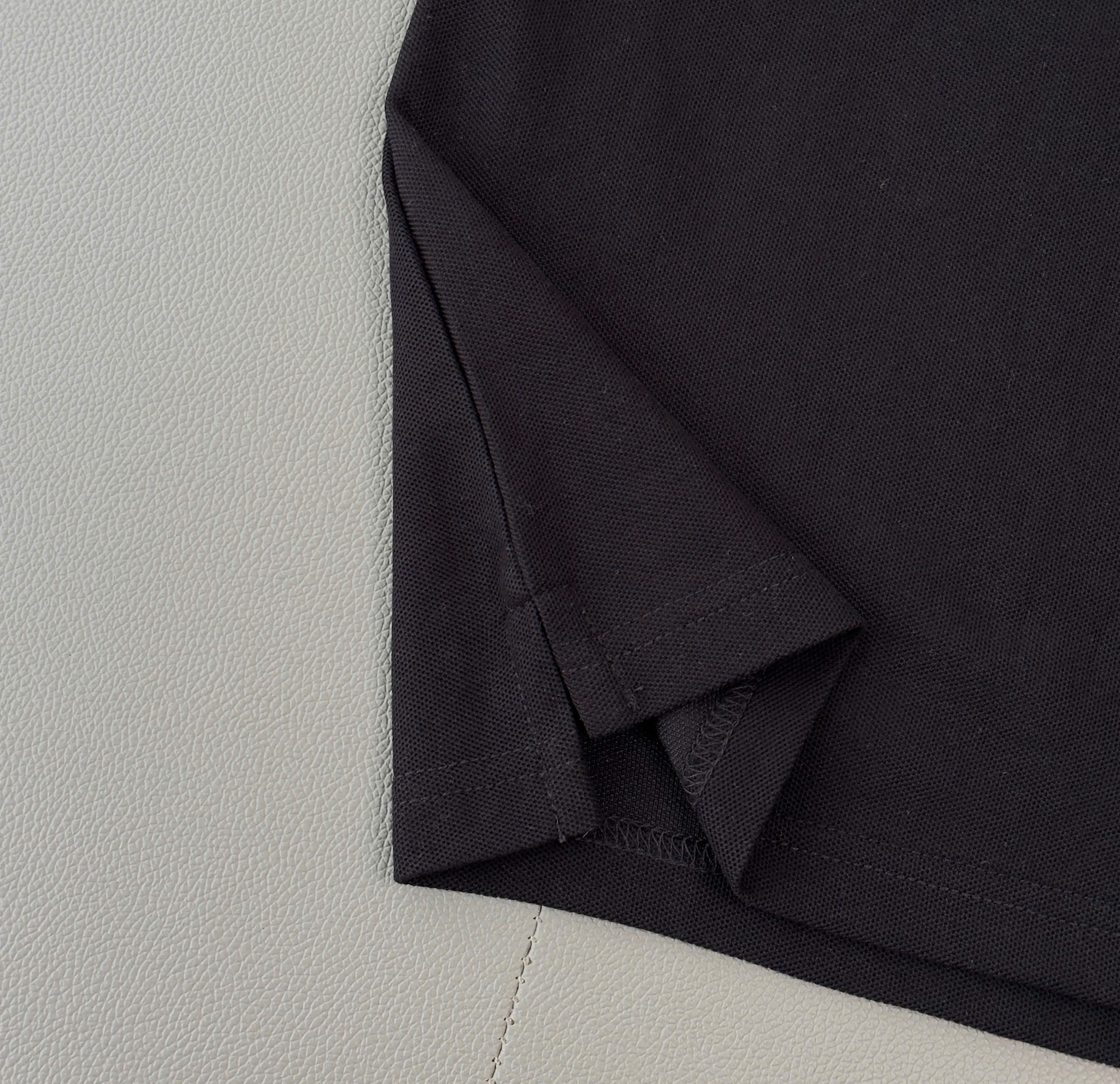 Áo polo Gucci GC Trắng Đen cổ Be logo thêu ngực Like Auth M-XXL DDT\Đen