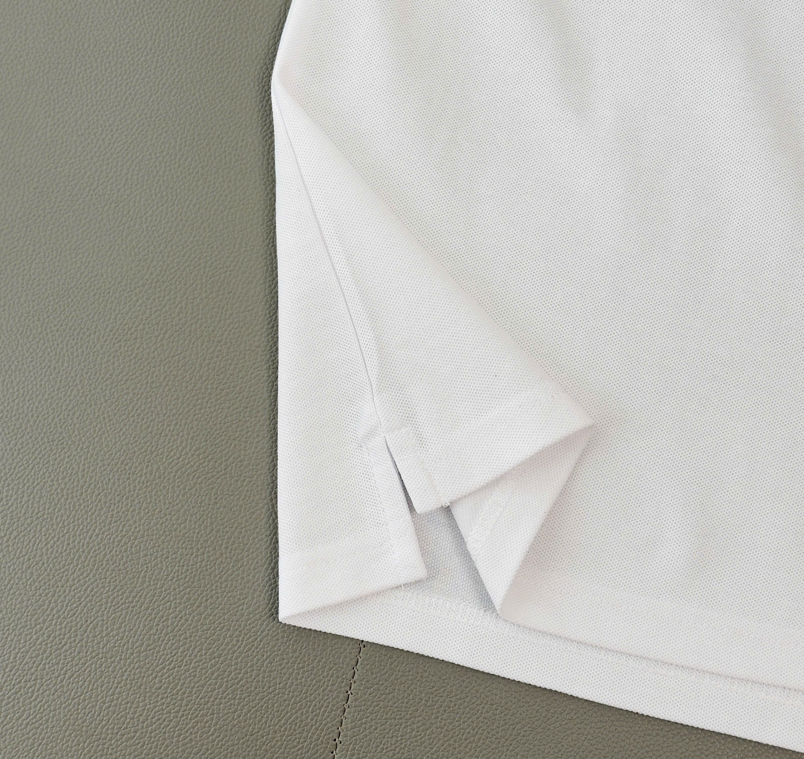 Áo polo Gucci GC Trắng Đen cổ Be logo thêu ngực Like Auth M-XXL DDT\Trắng