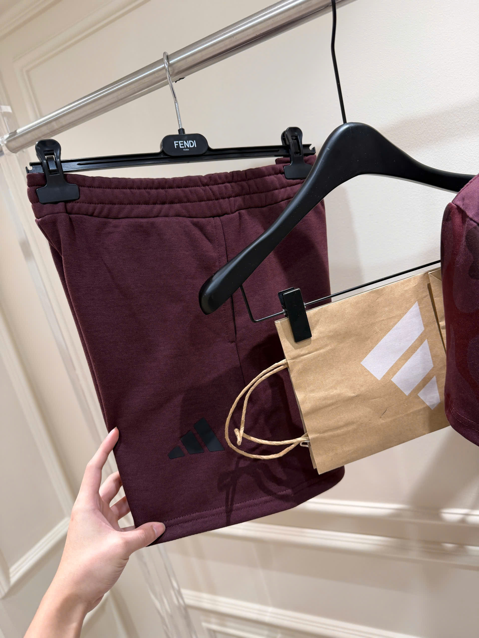 Set bộ hè Adidas dằn di camo logo nổi Like Auth S-XL NV