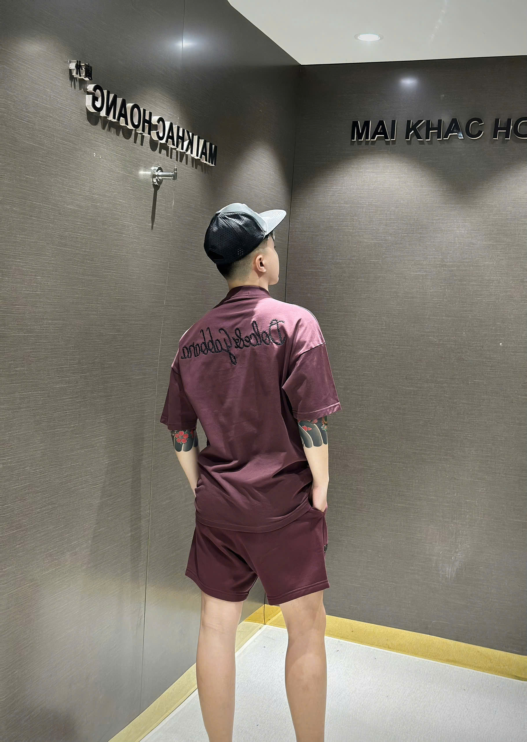 Set bộ hè Dolce Gabbana DG logo thêu lưng tag vuông ngực Like Auth S-XL NV