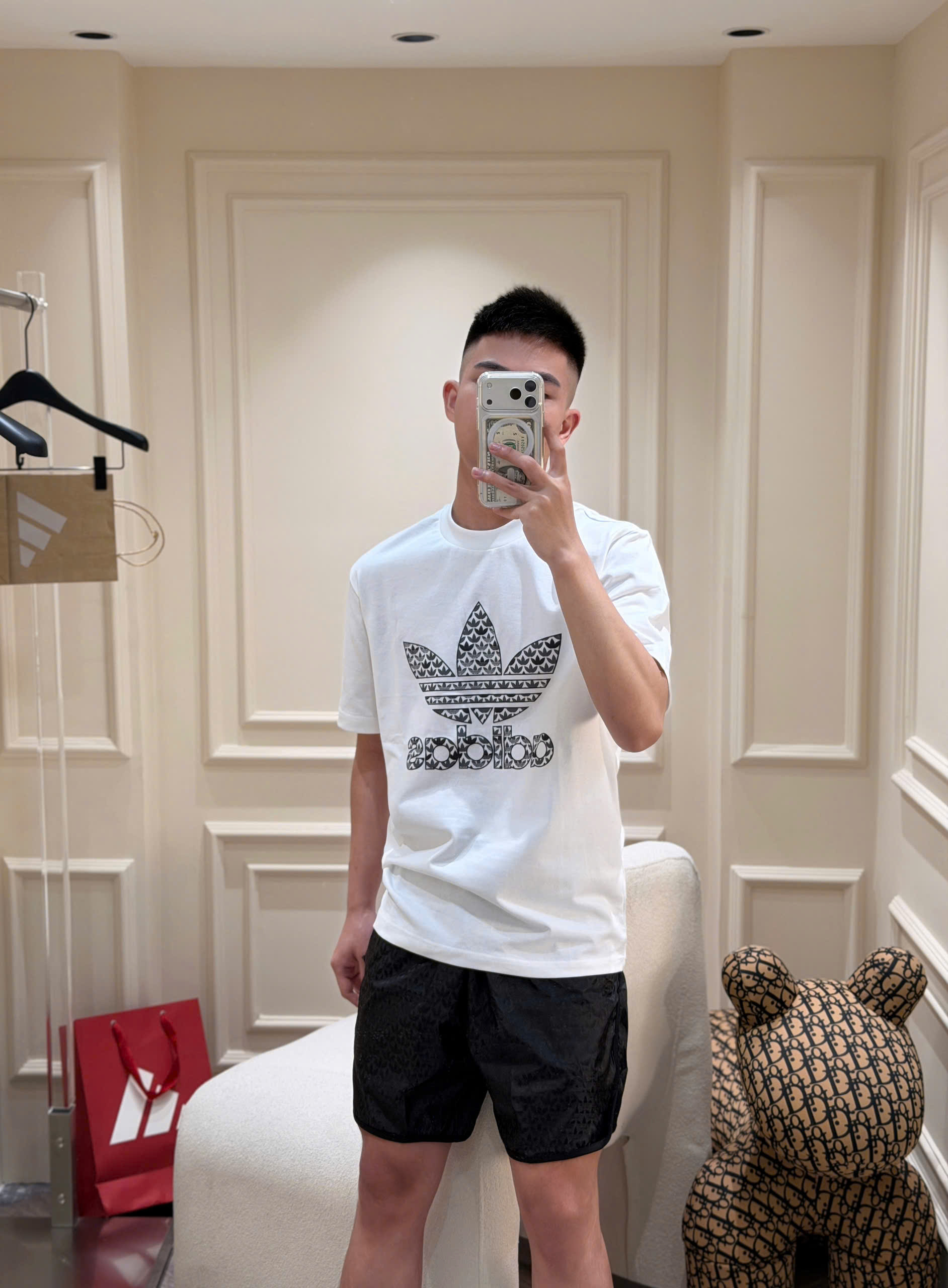 Set bộ thể thao hè Adidas gió vân Tàu logo thêu nổi Like Auth S-XL NV