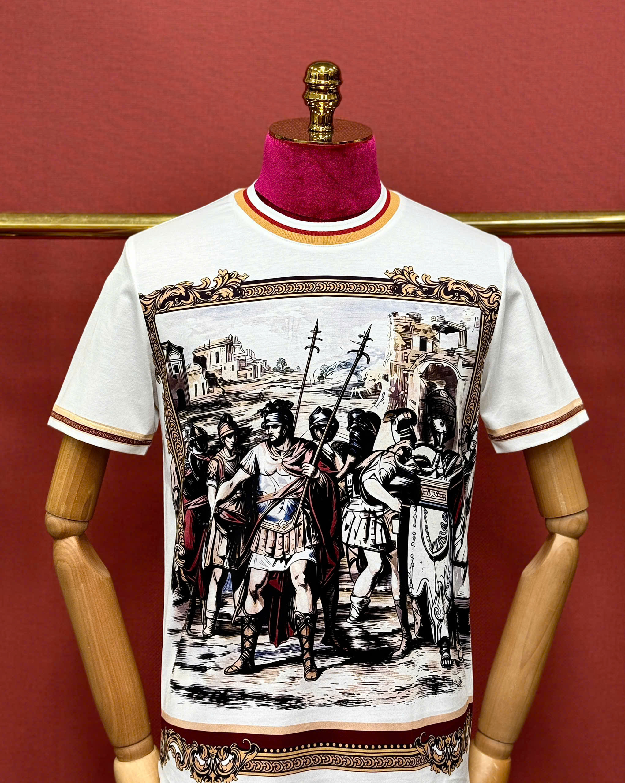 Áo phông T shirt Dolce Gabbana DG hình Quý tộc và nô lệ Like Auth S-XL MK CD