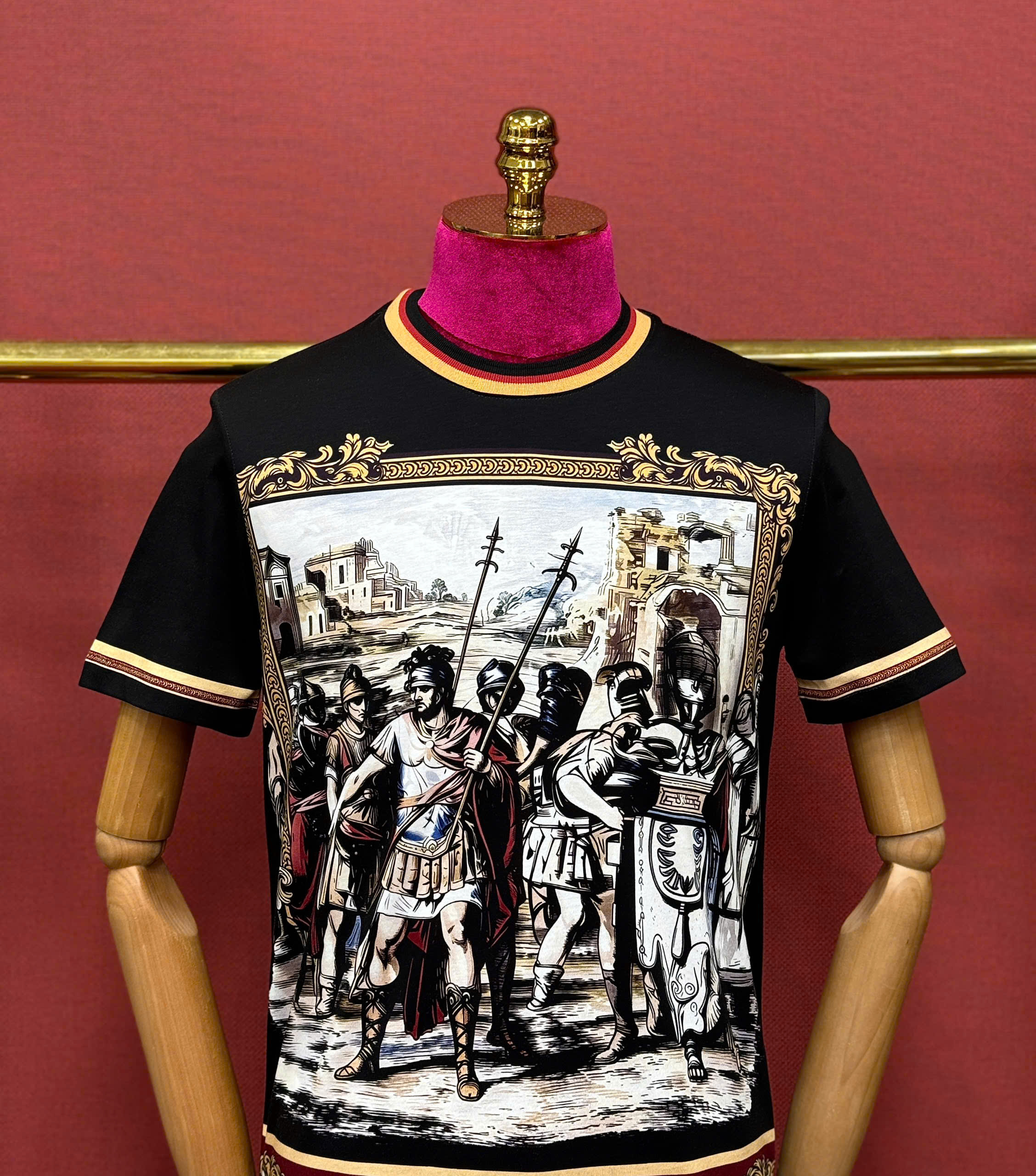 Áo phông T shirt Dolce Gabbana DG hình Quý tộc và nô lệ Like Auth S-XL MK CD