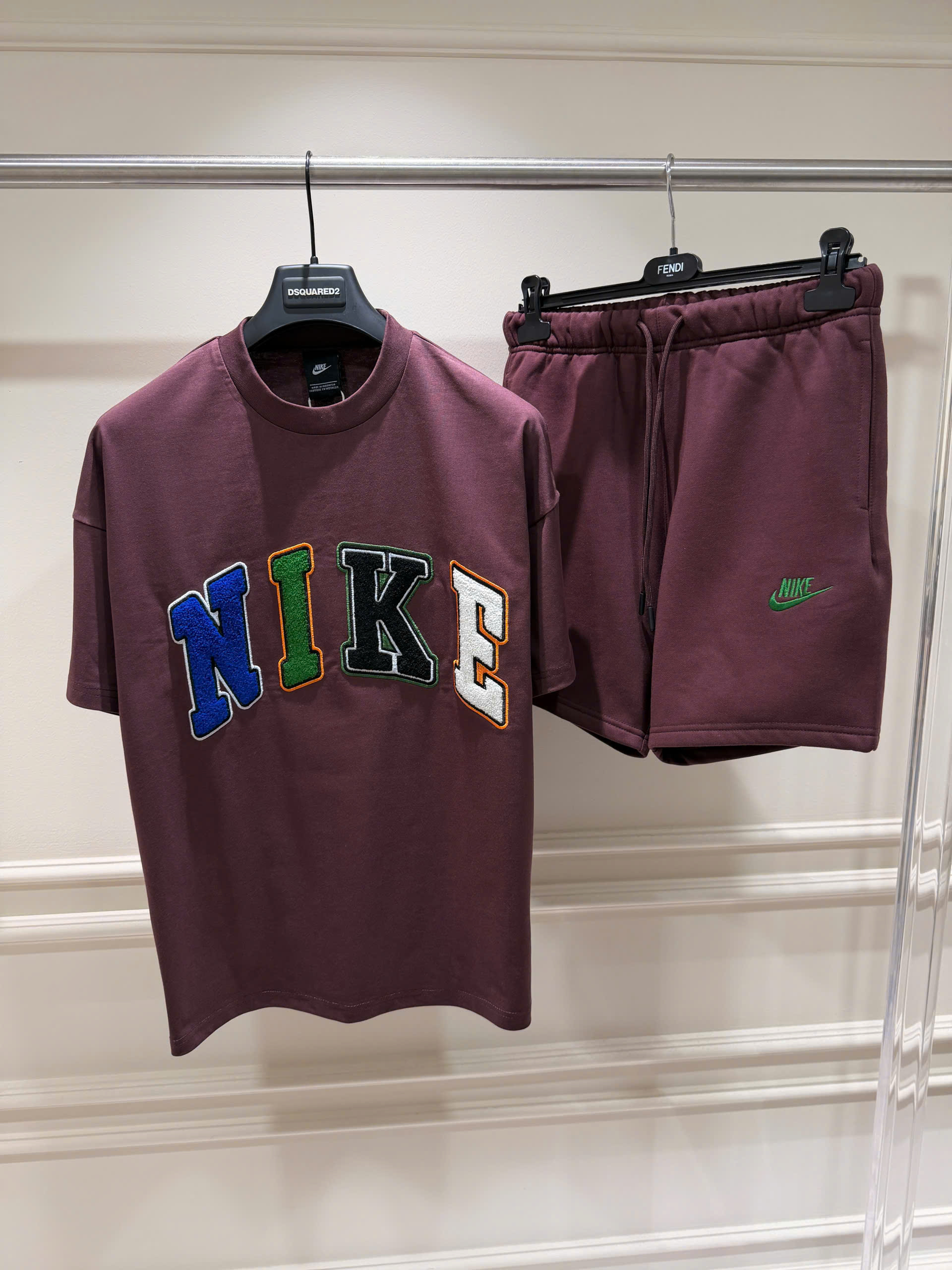 Set bộ thể thao hè Nike Logo wash ngực nhiều màu Like Auth S-XL NV