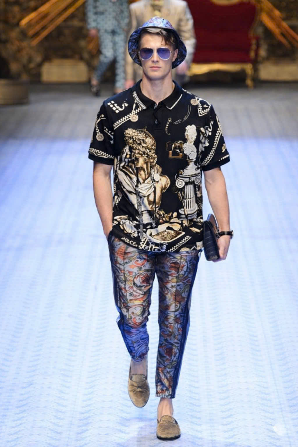 Áo polo Versace VS hình họa tiết tượng thần Apolo Like Auth 44-50 MK