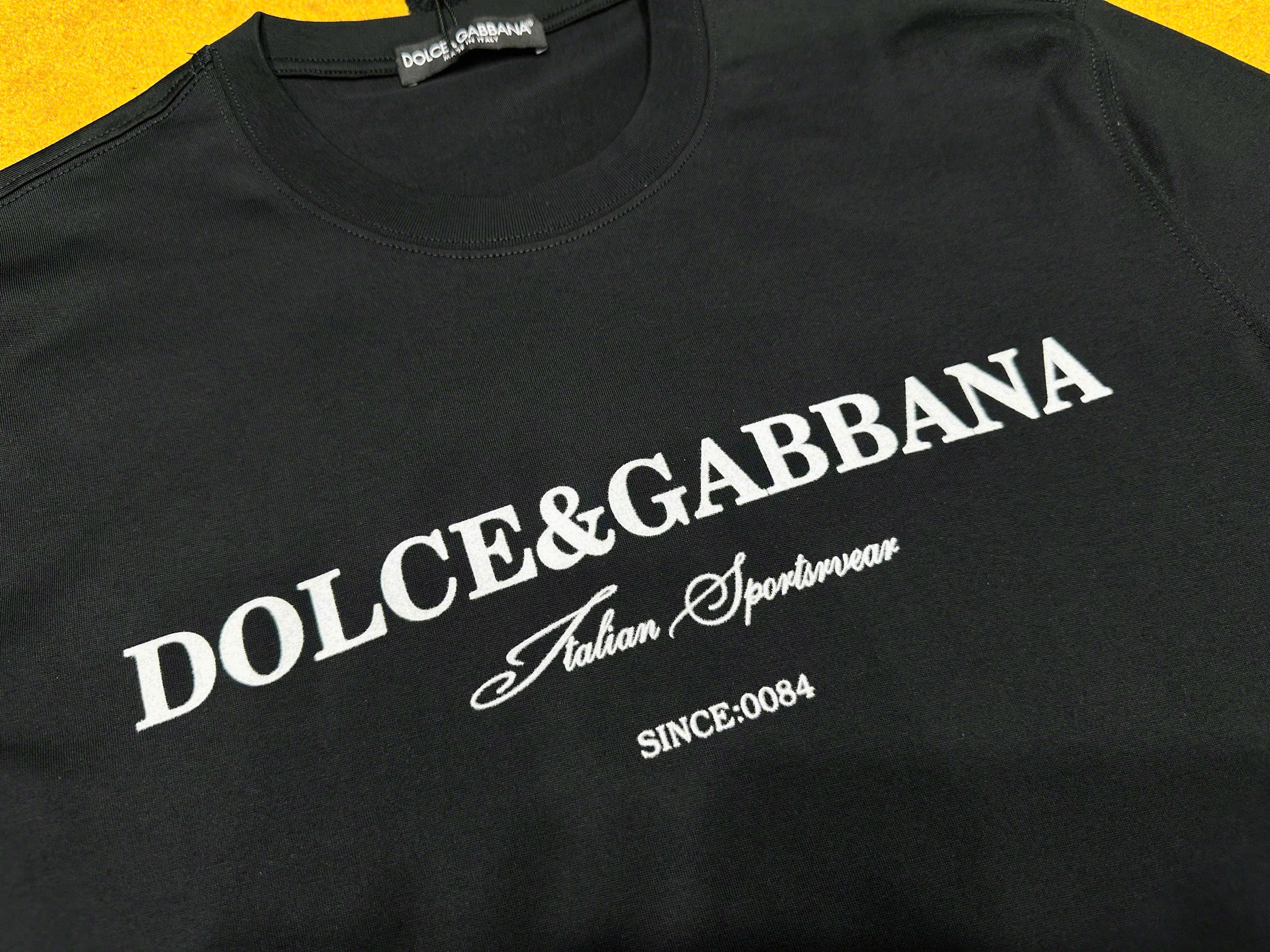 Áo phông T shirt Dolce Gabbana DG logo ngực Like Auth S-L MK\Đen