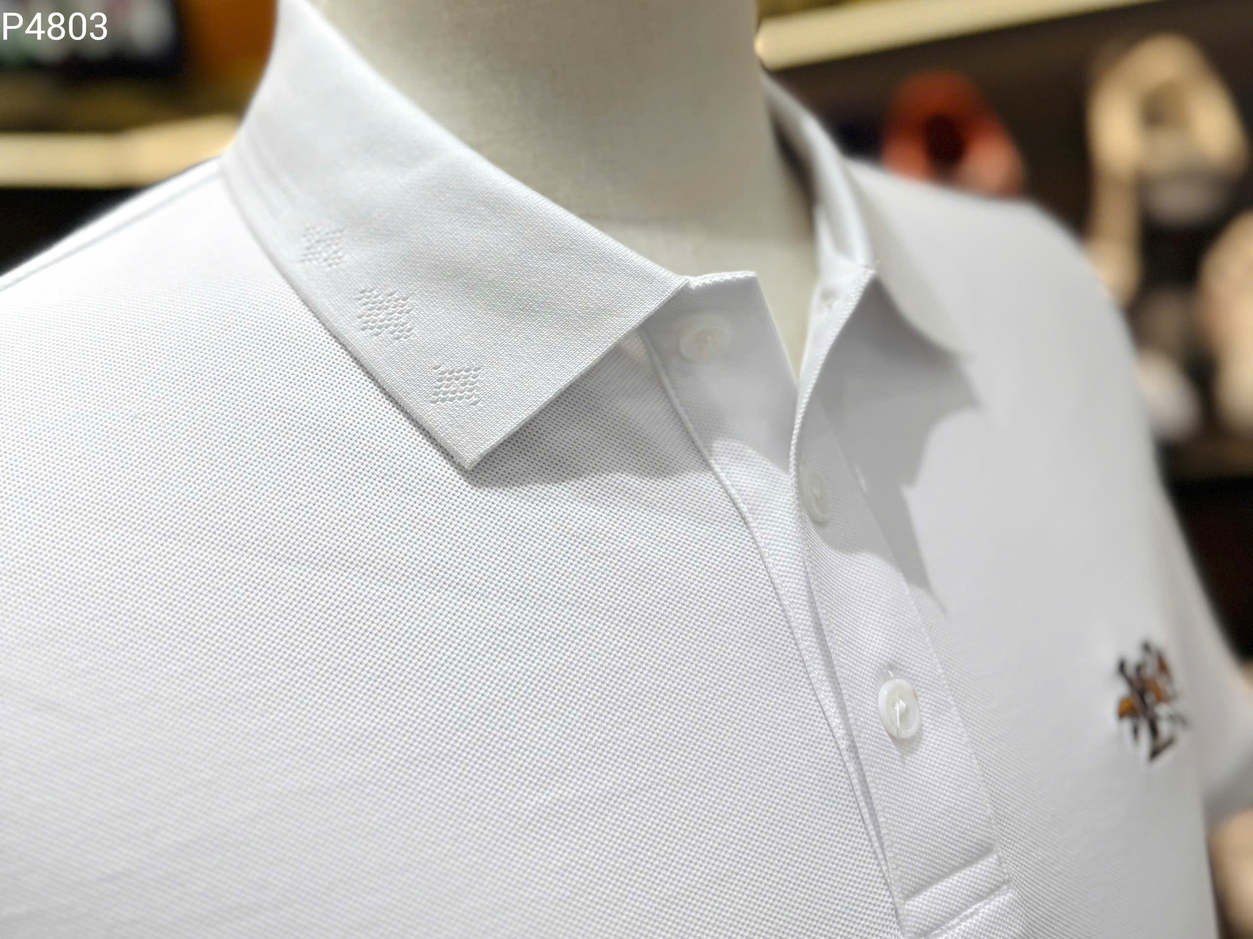 Áo polo Louis Vuitton LV thêu viền tay logo thêu ngực hình Cáo Like Auth S-XL MK