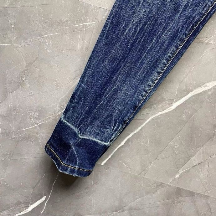 Quần Jean Dsquared2 DSQ2 Xanh rách xước 4 khuy Like Auth on web VTN