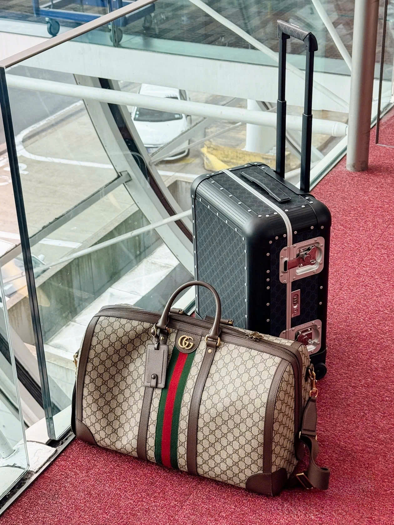 Túi trống Du Lịch Gucci GC Savoy Duffle Bag Like Auth PLD