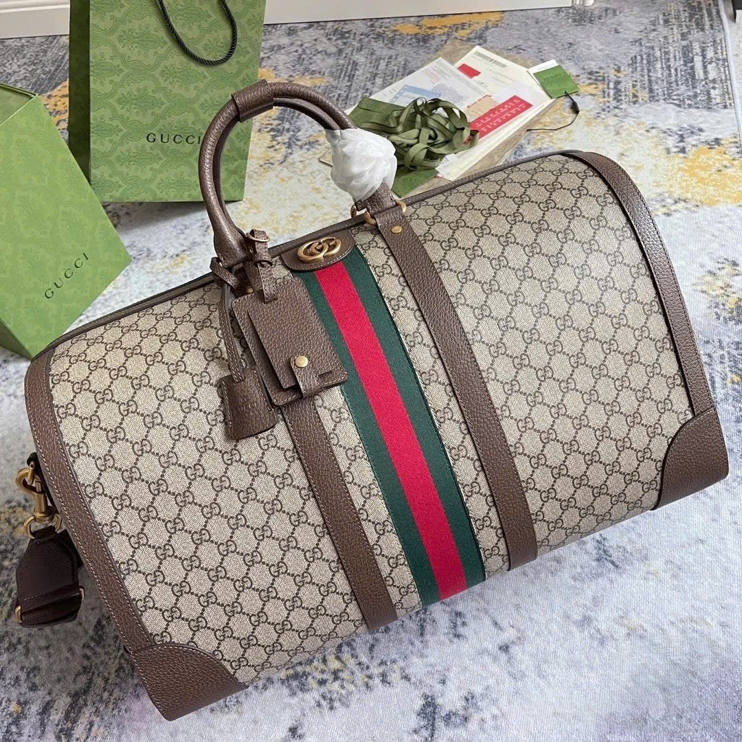 Túi trống Du Lịch Gucci GC Savoy Duffle Bag Like Auth PLD
