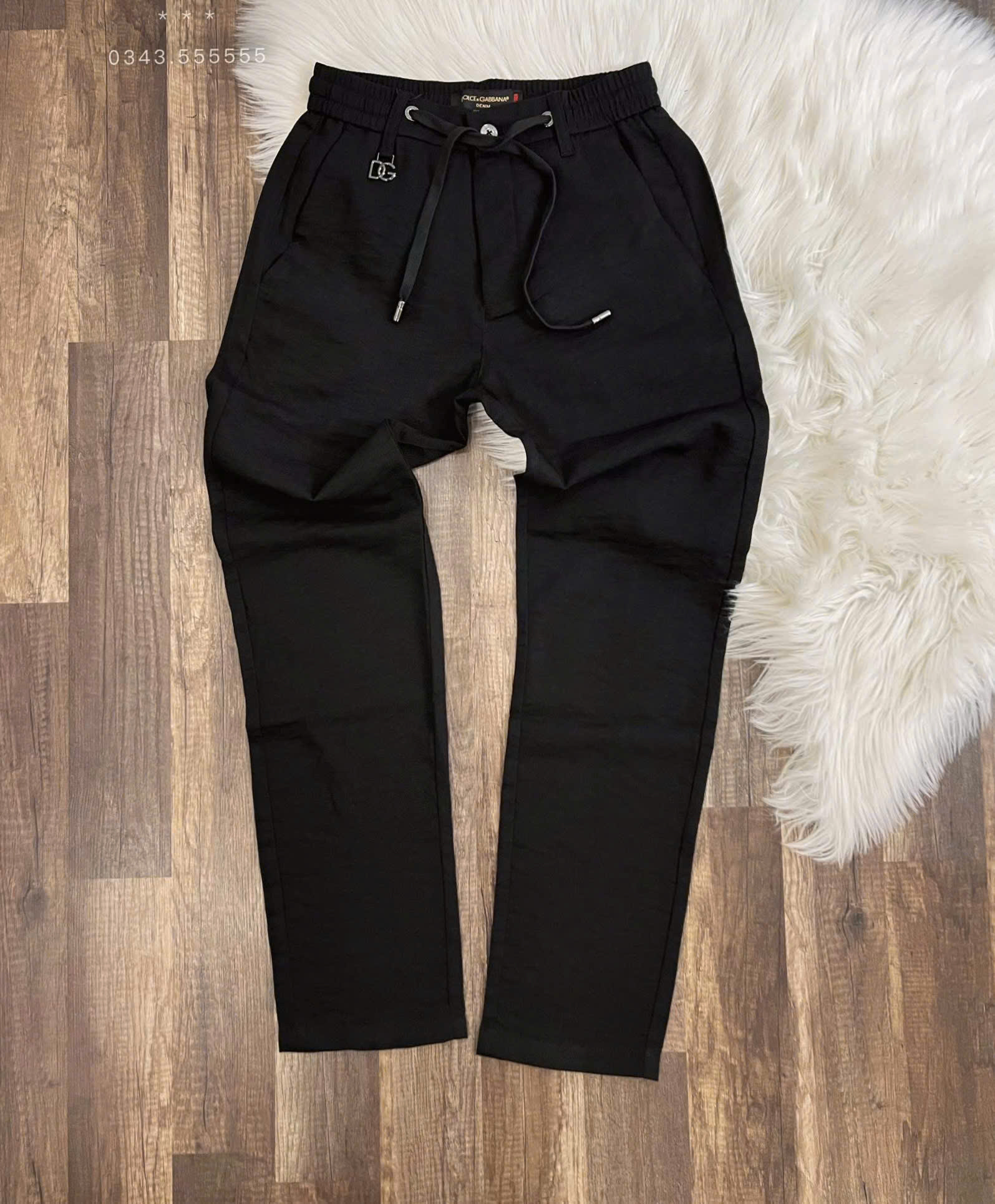 Quần đũi dài Dolce Gabbana DG logo tag bạc Like AUth 28-34 MK