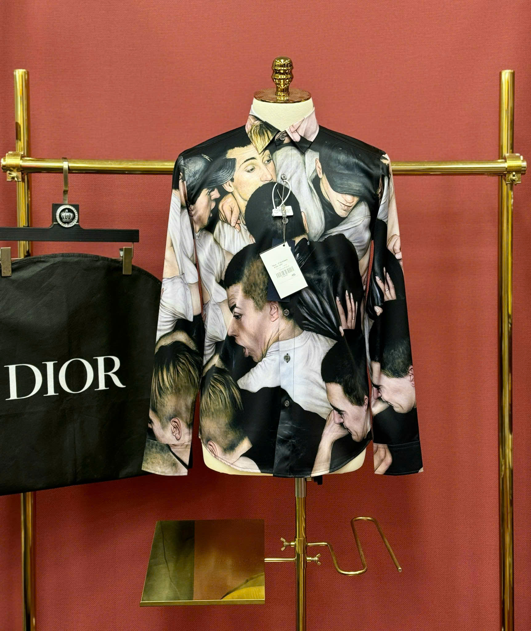 Áo sơ mi hình Dolce Gabbana DG Brother new 2026 Like AUth 44-48 CD