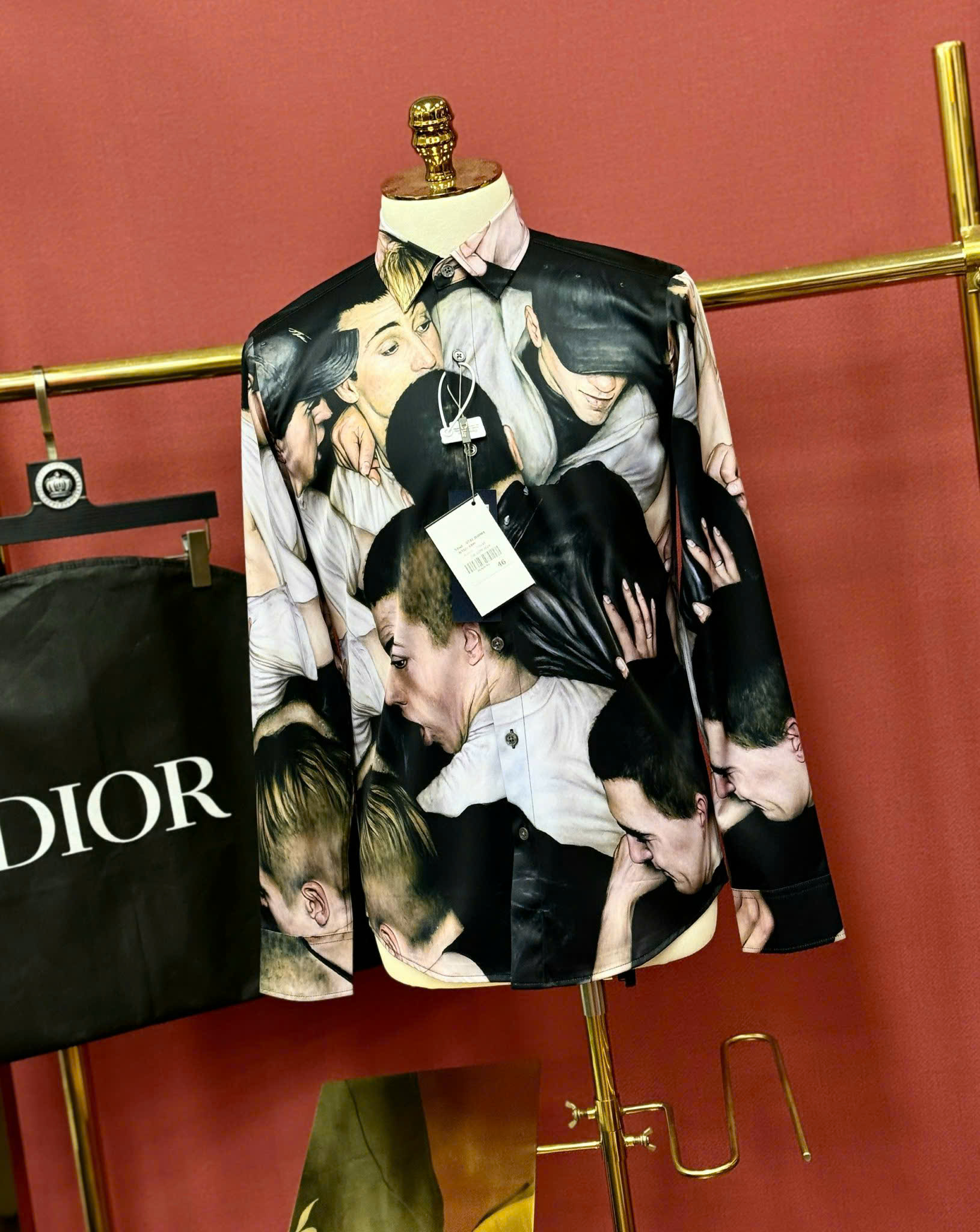 Áo sơ mi hình Dolce Gabbana DG Brother new 2026 Like AUth 44-48 CD