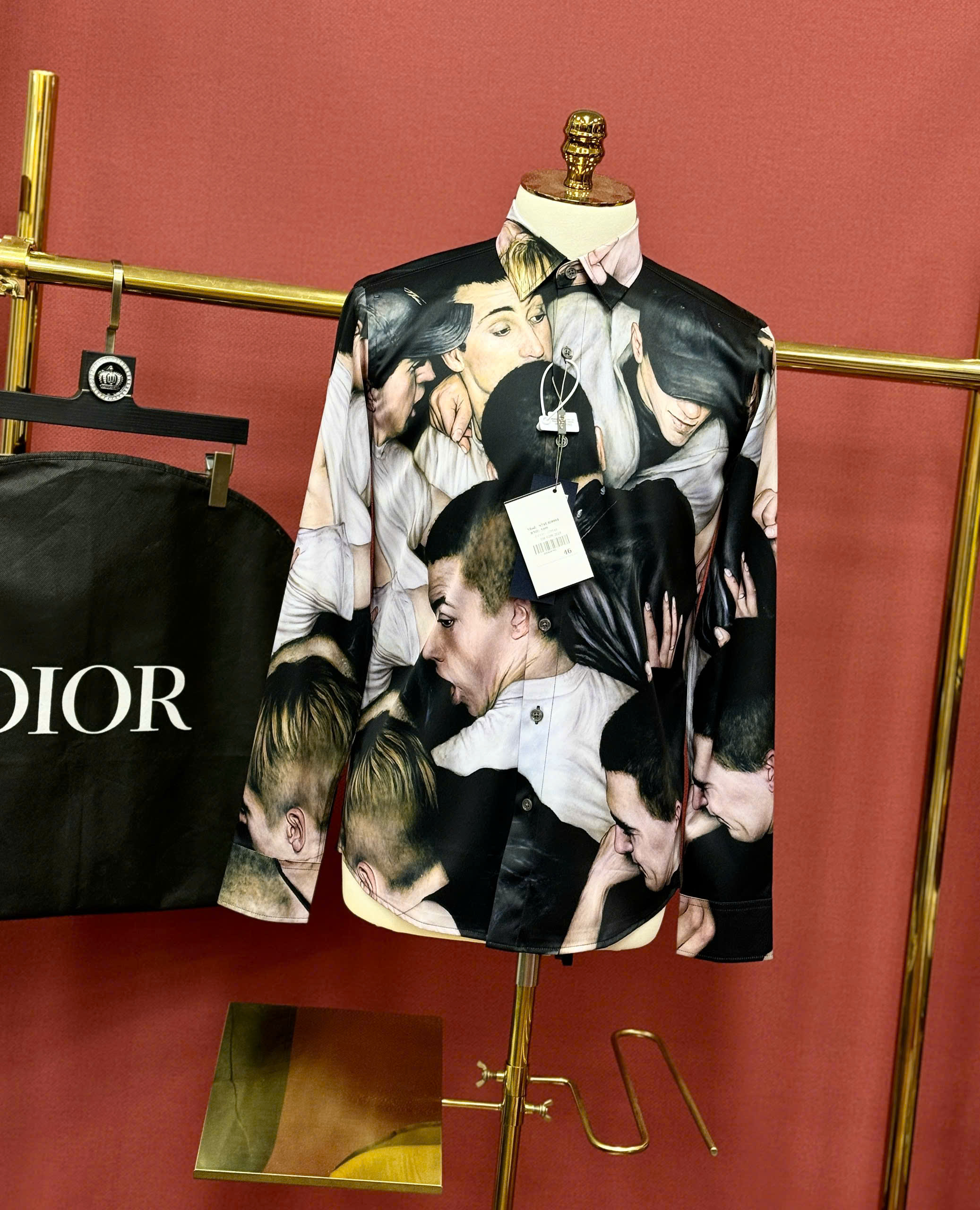 Áo sơ mi hình Dolce Gabbana DG Brother new 2026 Like AUth 44-48 CD