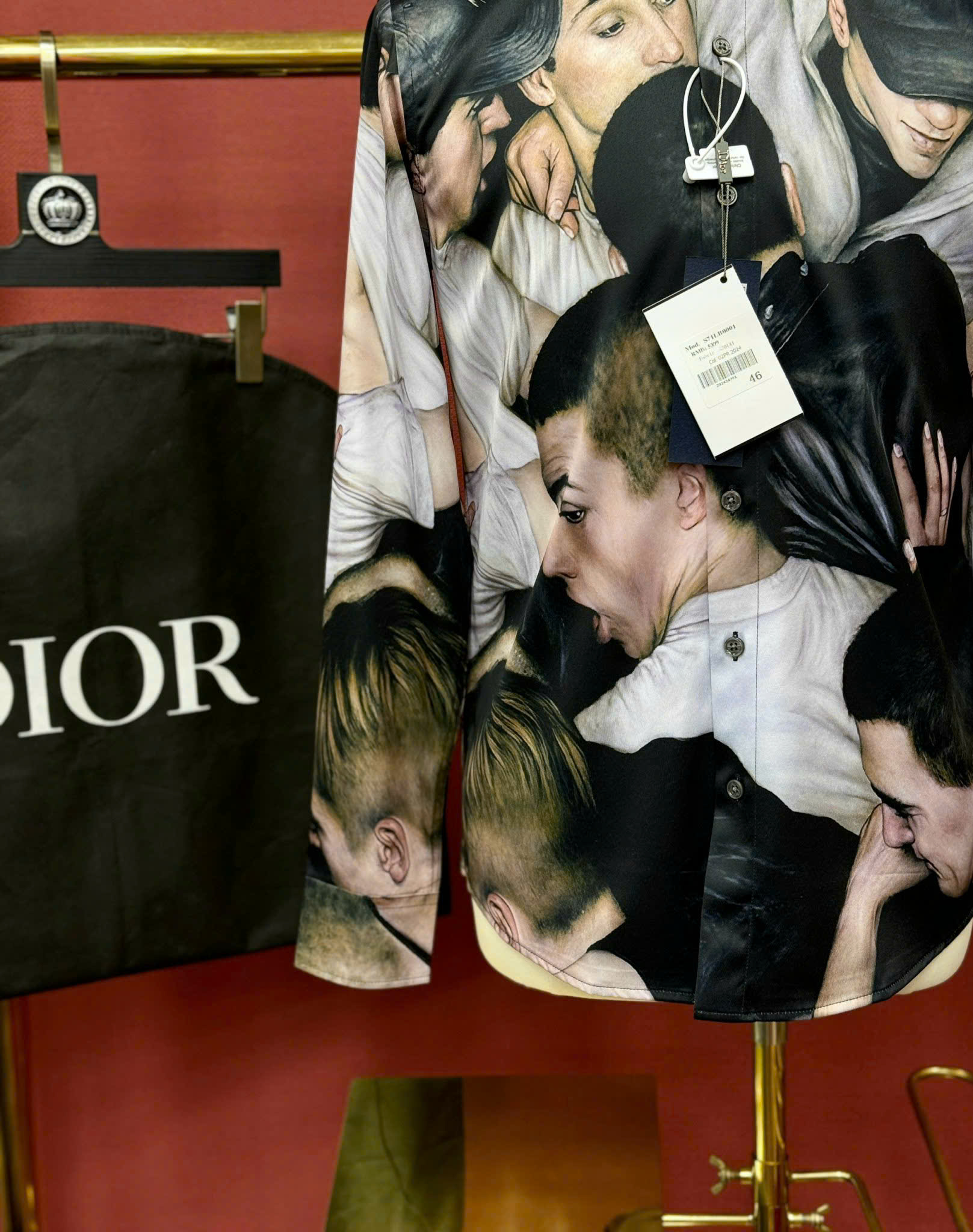 Áo sơ mi hình Dolce Gabbana DG Brother new 2026 Like AUth 44-48 CD