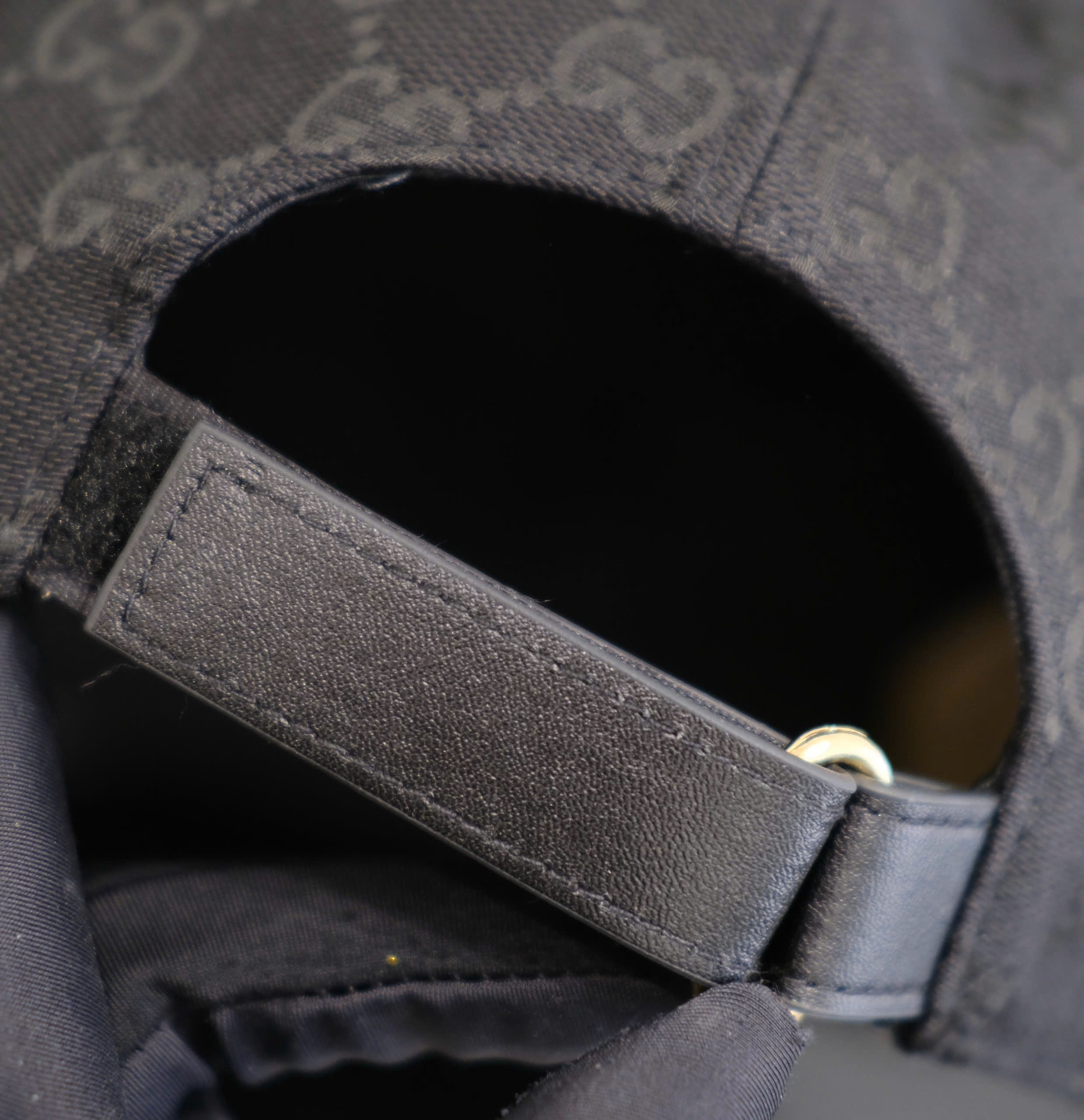Mũ lưỡi trai nón kết Gucci GC Đen classic tag kẻ sọc Xanh Đỏ Like Auth DDT