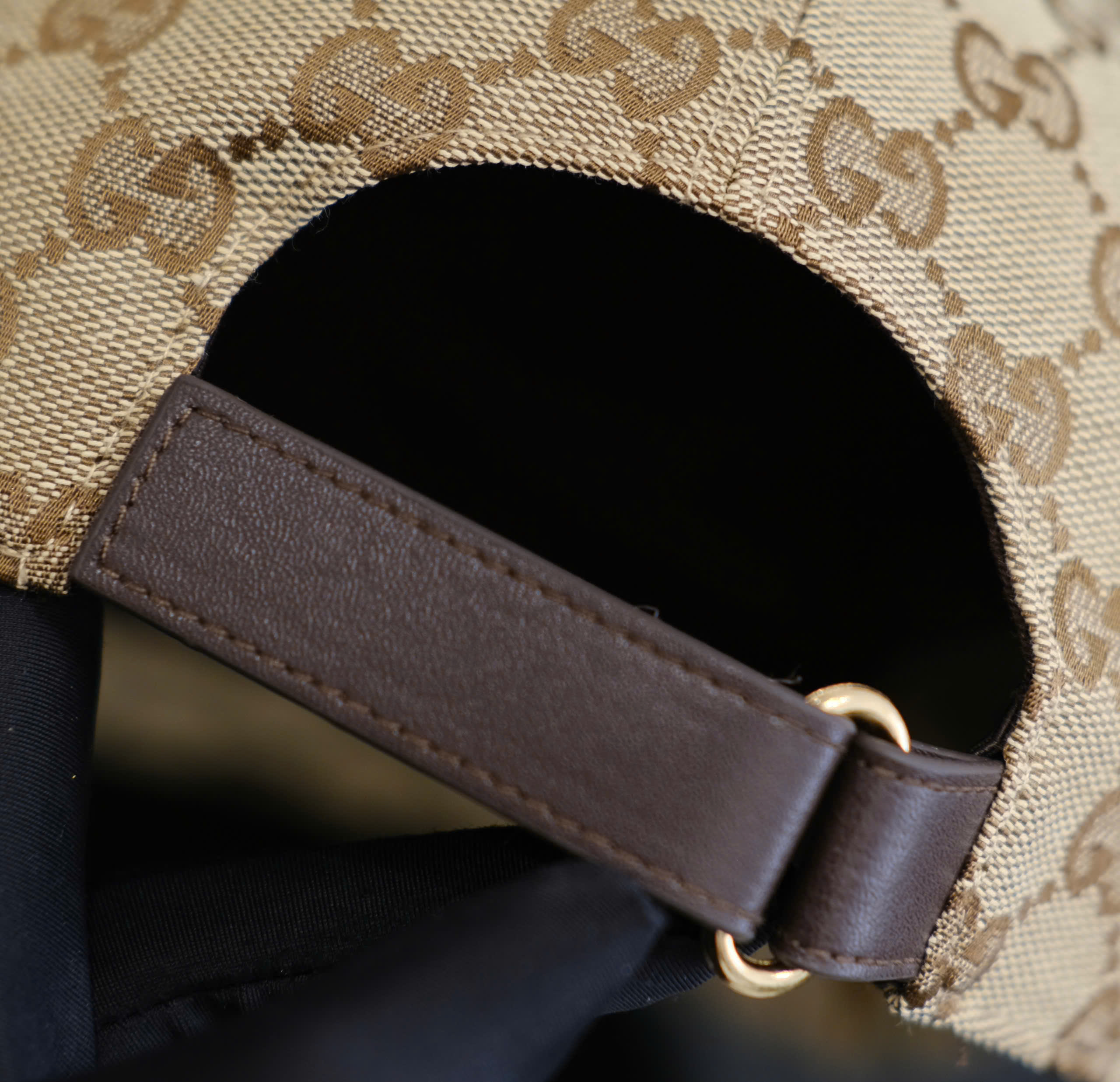 Mũ lưỡi trai nón kết Gucci GC Vàng classic tag kẻ sọc Xanh Đỏ Like Auth DDT