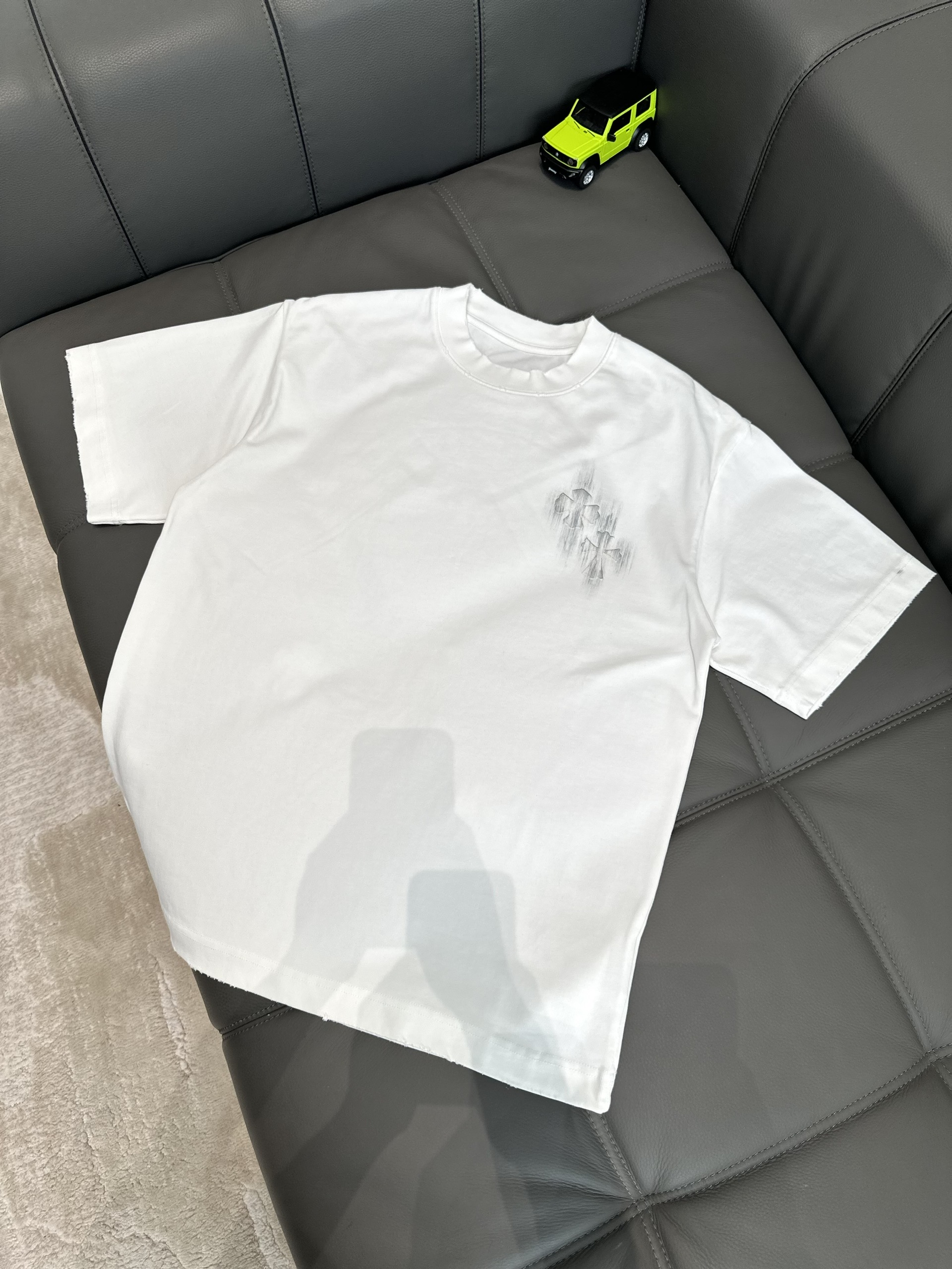 Áo phông T shirt Chrome Heart logo wash chữ thập Like Auth M-XL VTN\TRẮNG