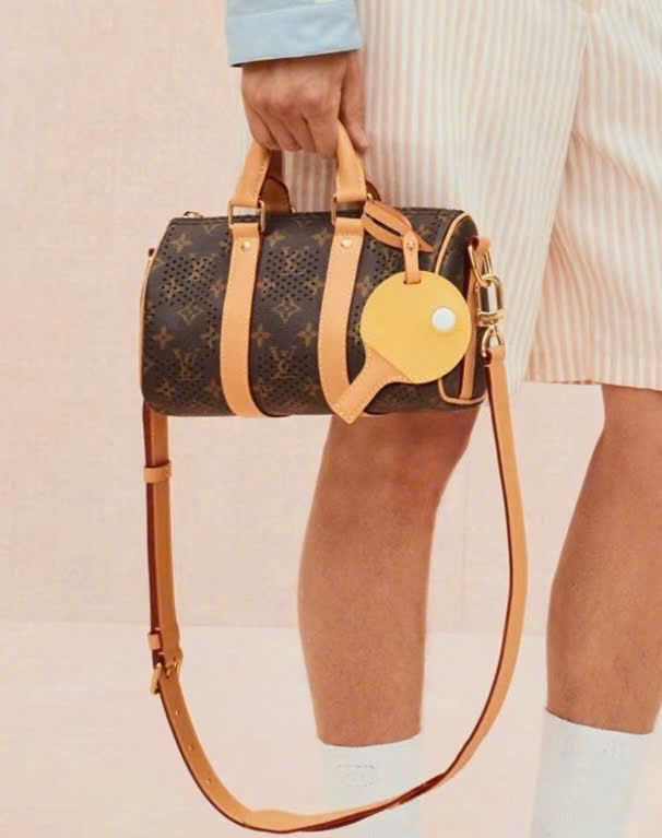 Túi trống mini đeo chéo xách tay Louis Vuitton Bag LV Keepall Bandoulière Like Auth size 25 PLD