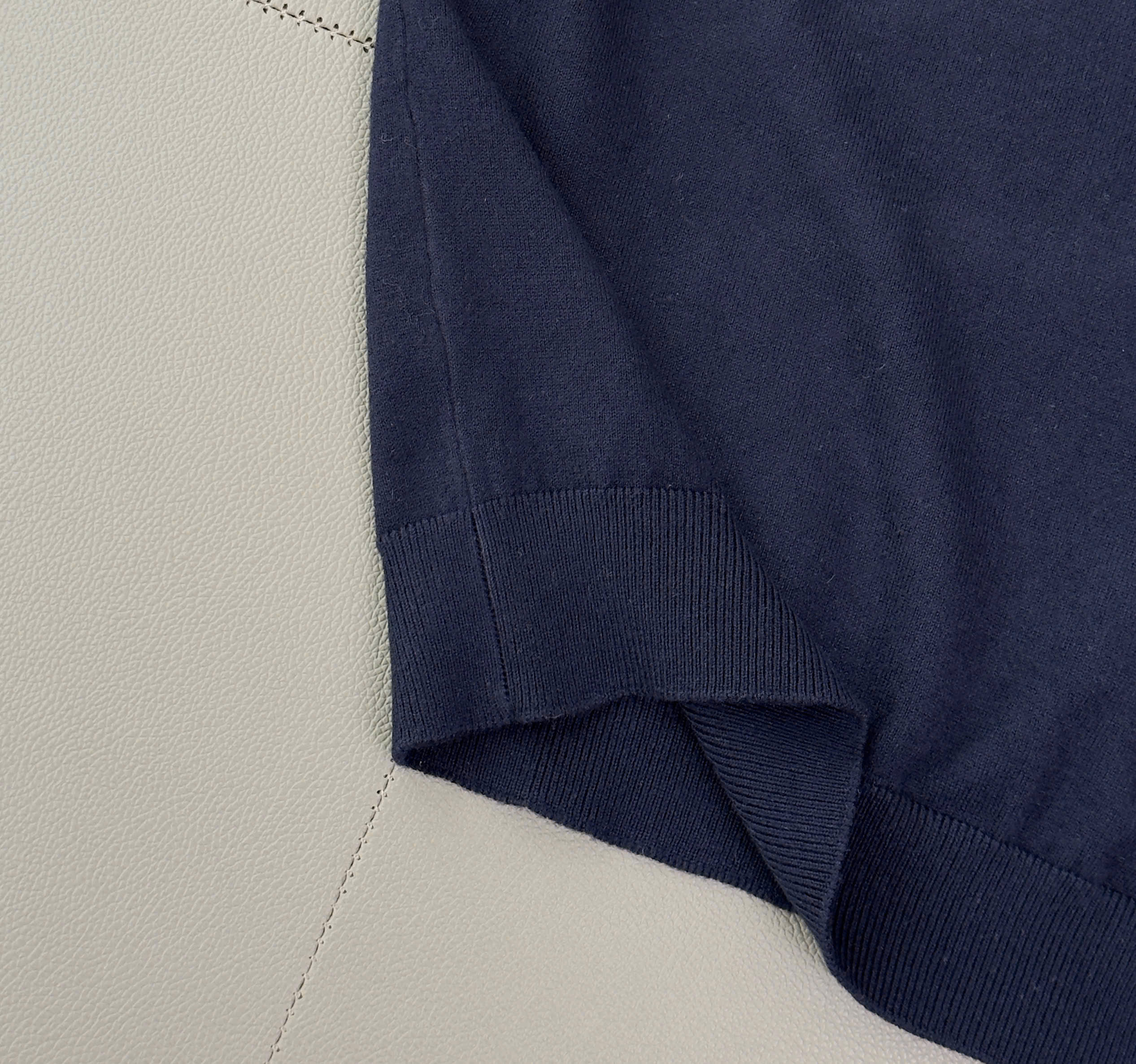 Áo polo Prada logo thêu ngực Like Auth S-L DDT\Xanh than