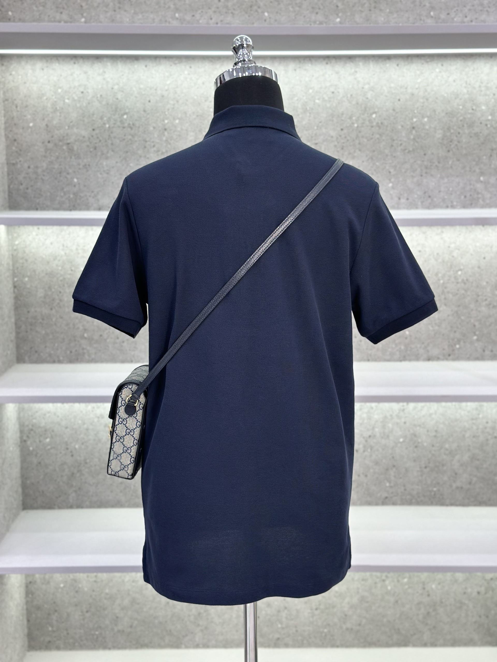 Áo polo Burberry BBR logo TB thêu ngực phối kẻ sọc dọc khuy Like Auth 1-1 on web VTN