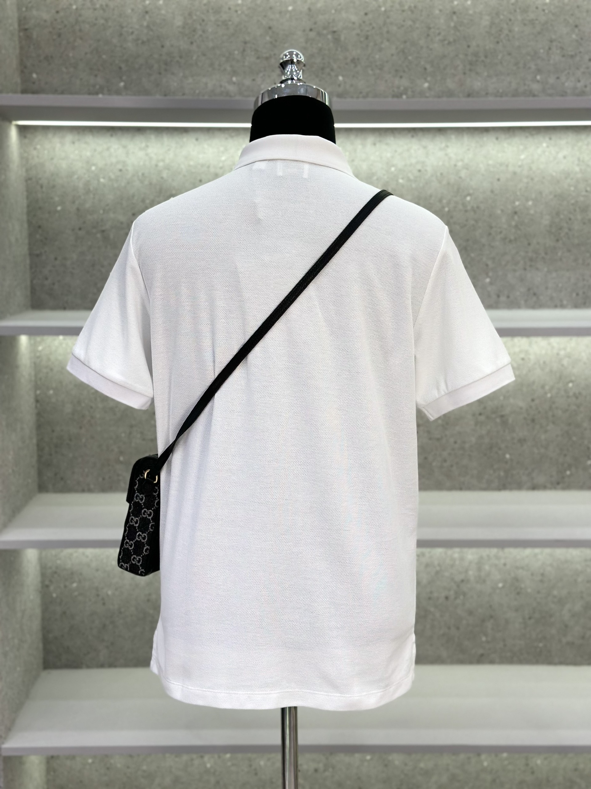 Áo polo Burberry BBR logo TB thêu ngực phối kẻ sọc dọc khuy Like Auth 1-1 on web VTN