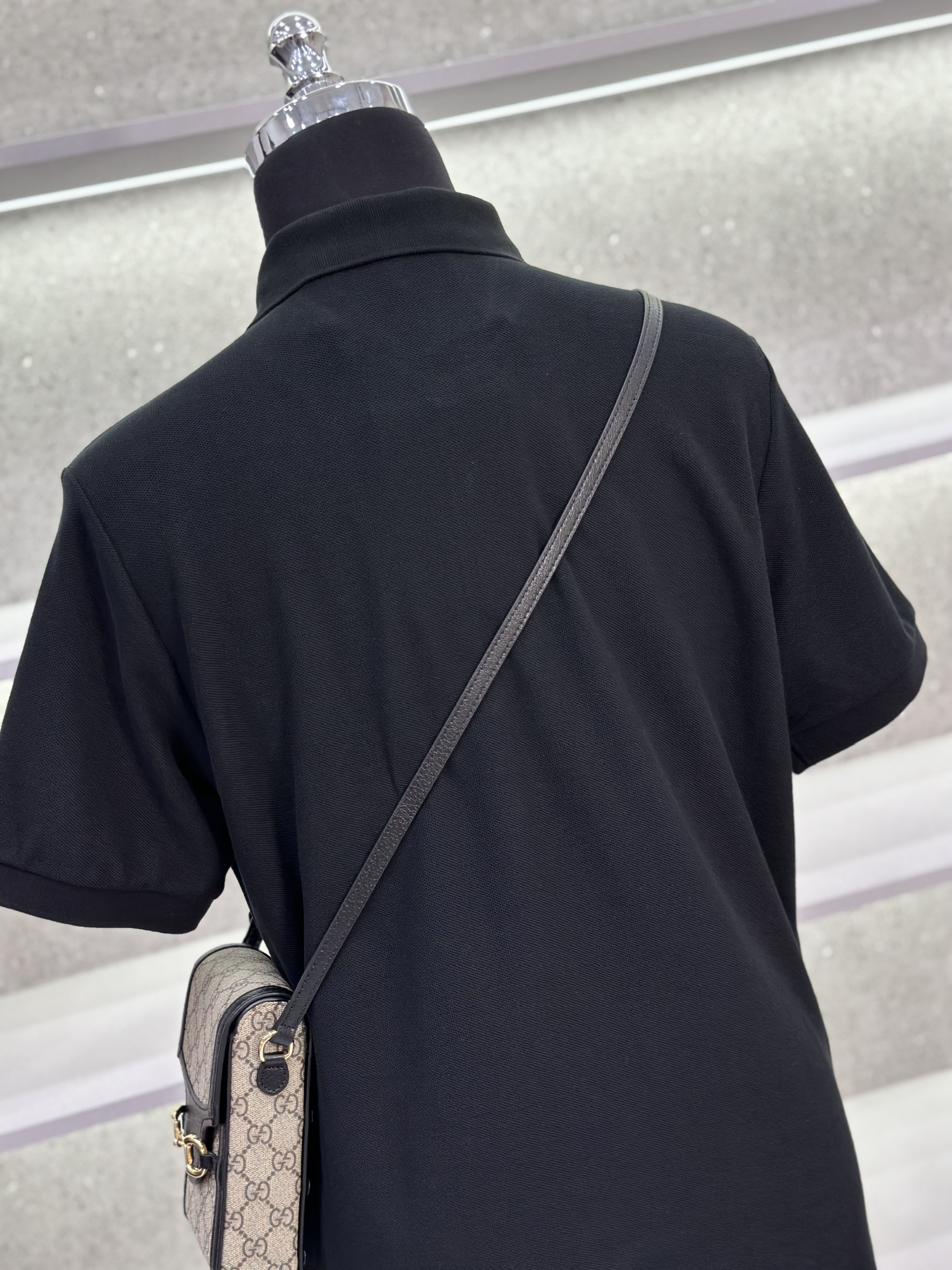 Áo polo Burberry BBR logo TB thêu ngực phối kẻ sọc dọc khuy Like Auth 1-1 on web VTN