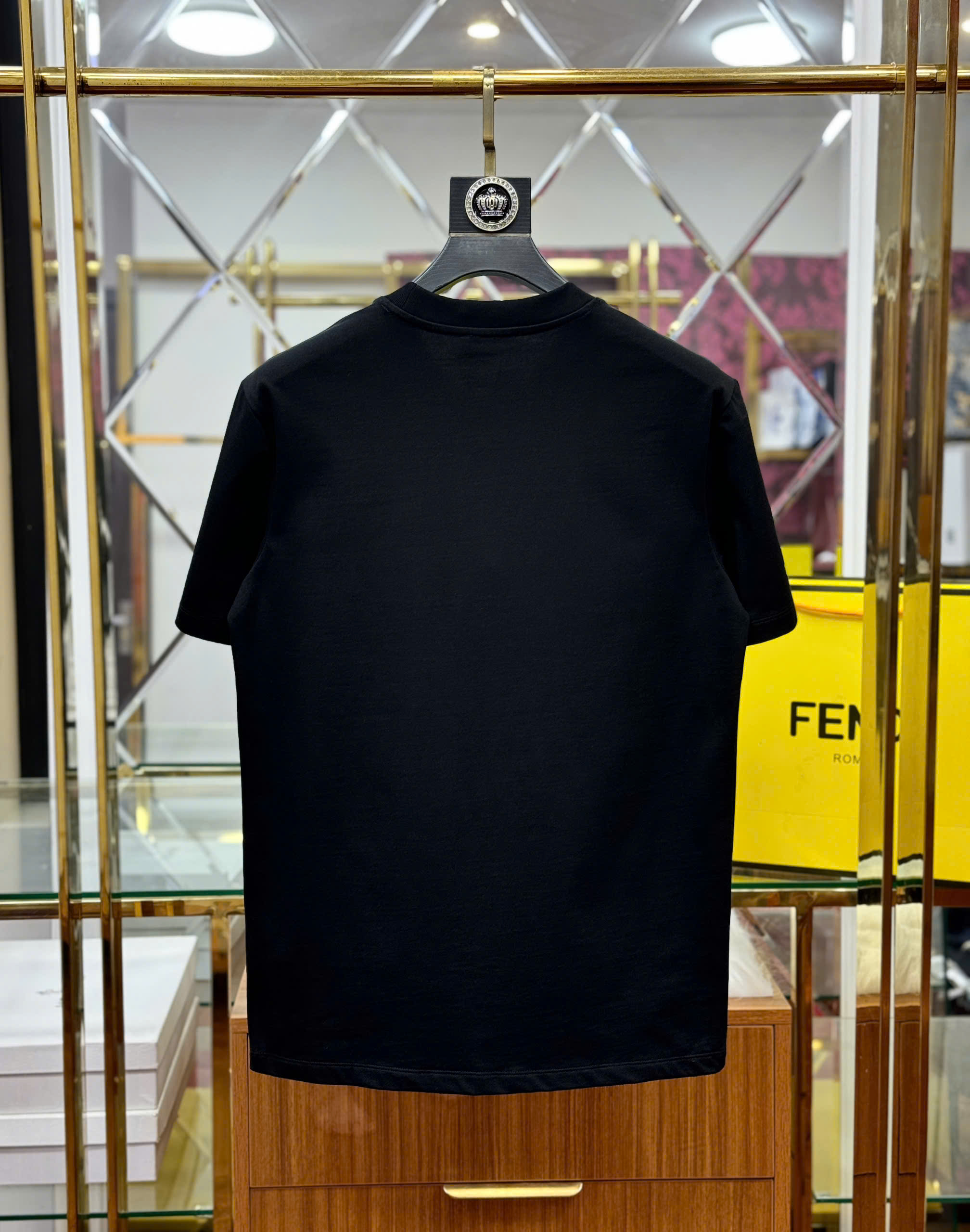 Áo phông T shirt Fendi Roma FD logo wash ngực Like Auth 44-50 CD