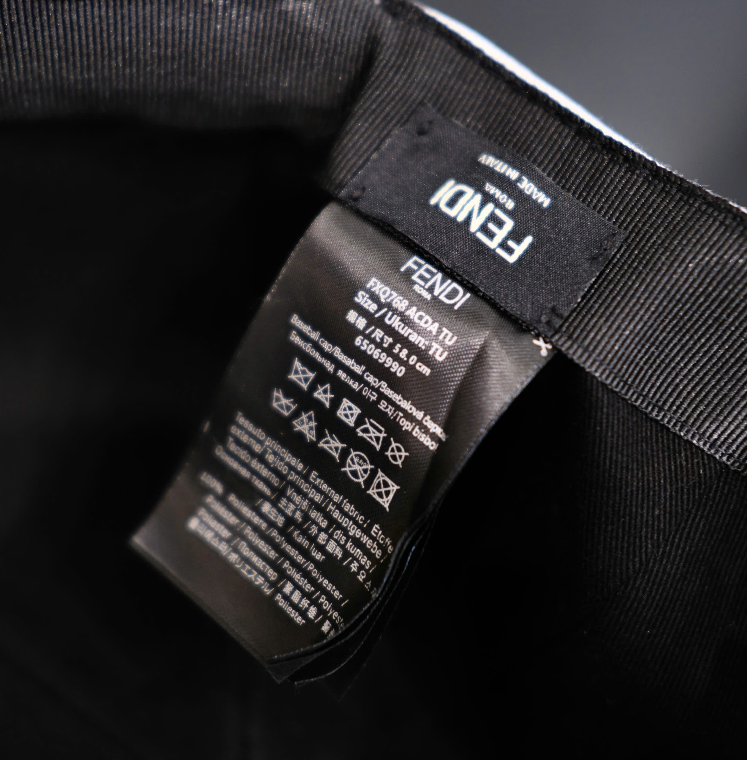 Mũ lưỡi trai nón kết Fendi FD Trắng chữ Be logo Full mix lưới Like Auth DDT