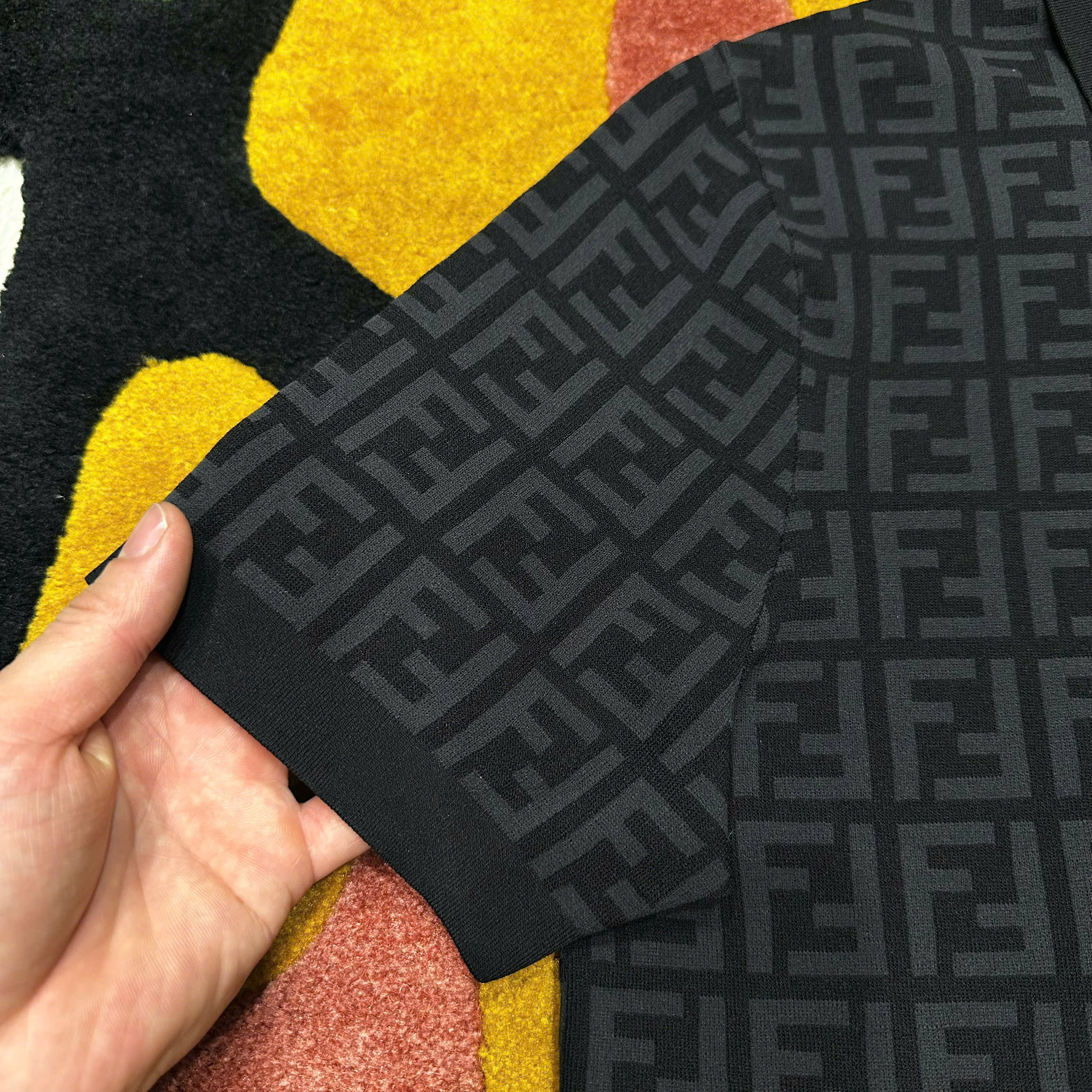 Áo polo Fendi FD logo full Like Auth 48-52 MK
