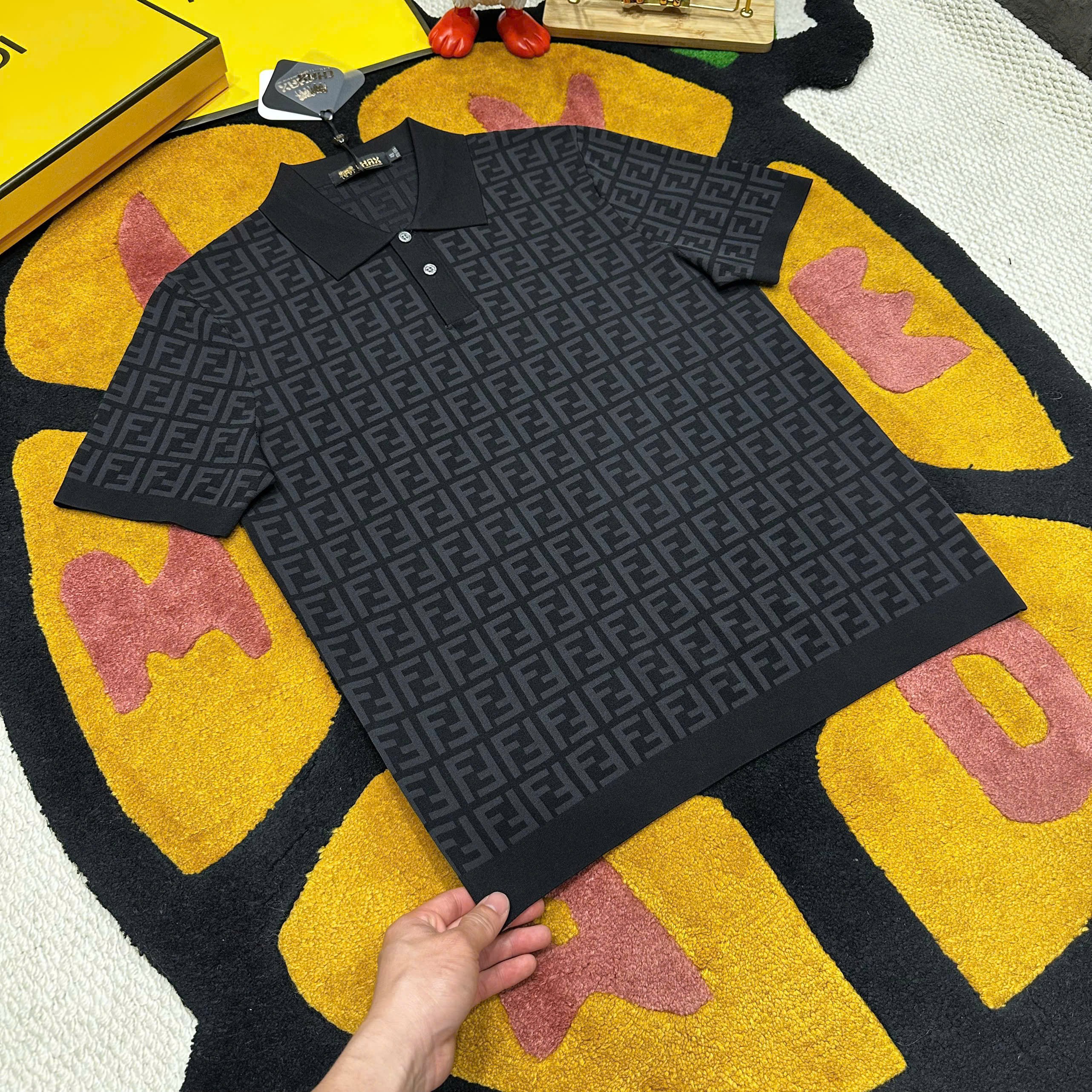 Áo polo Fendi FD logo full Like Auth 48-52 MK