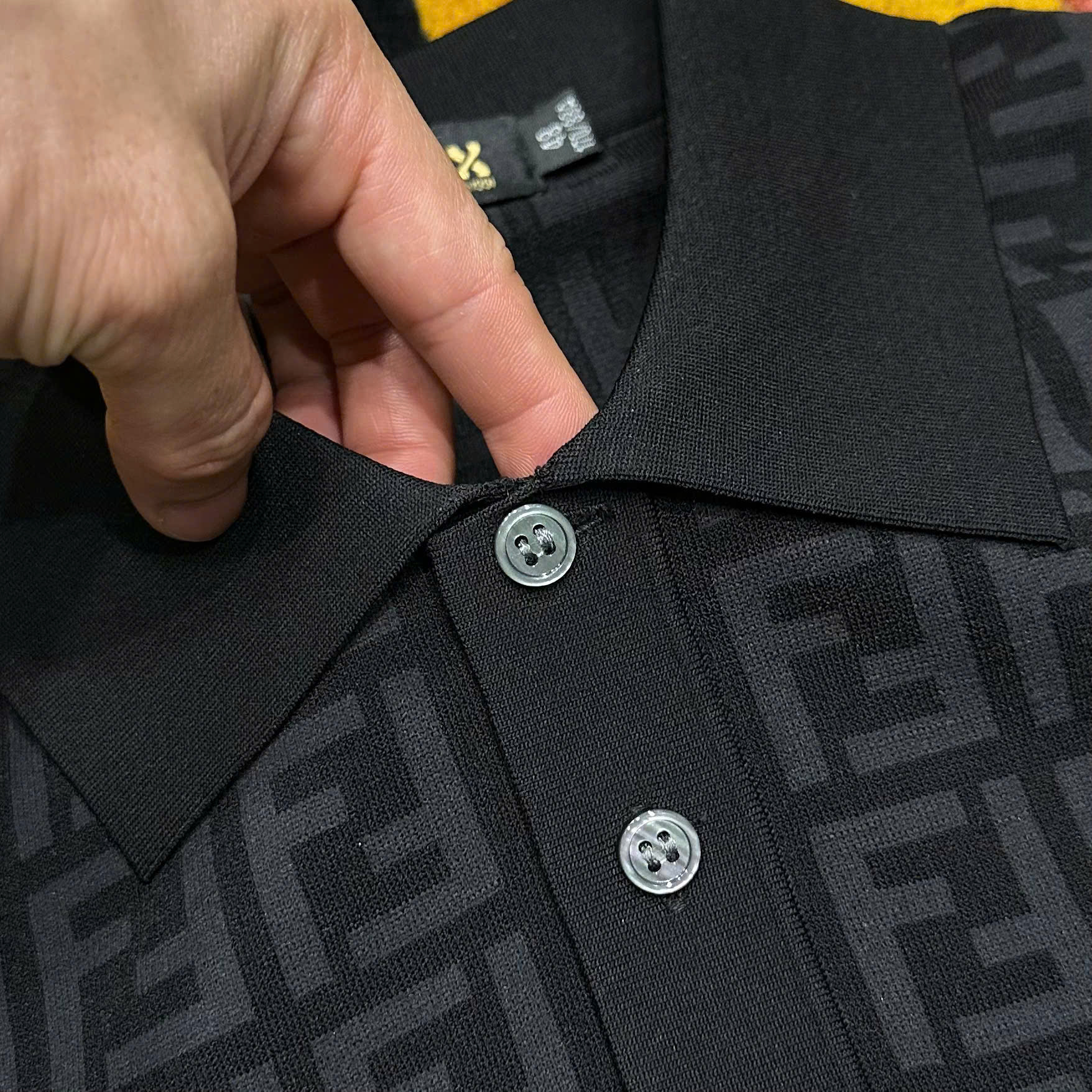 Áo polo Fendi FD logo full Like Auth 48-52 MK