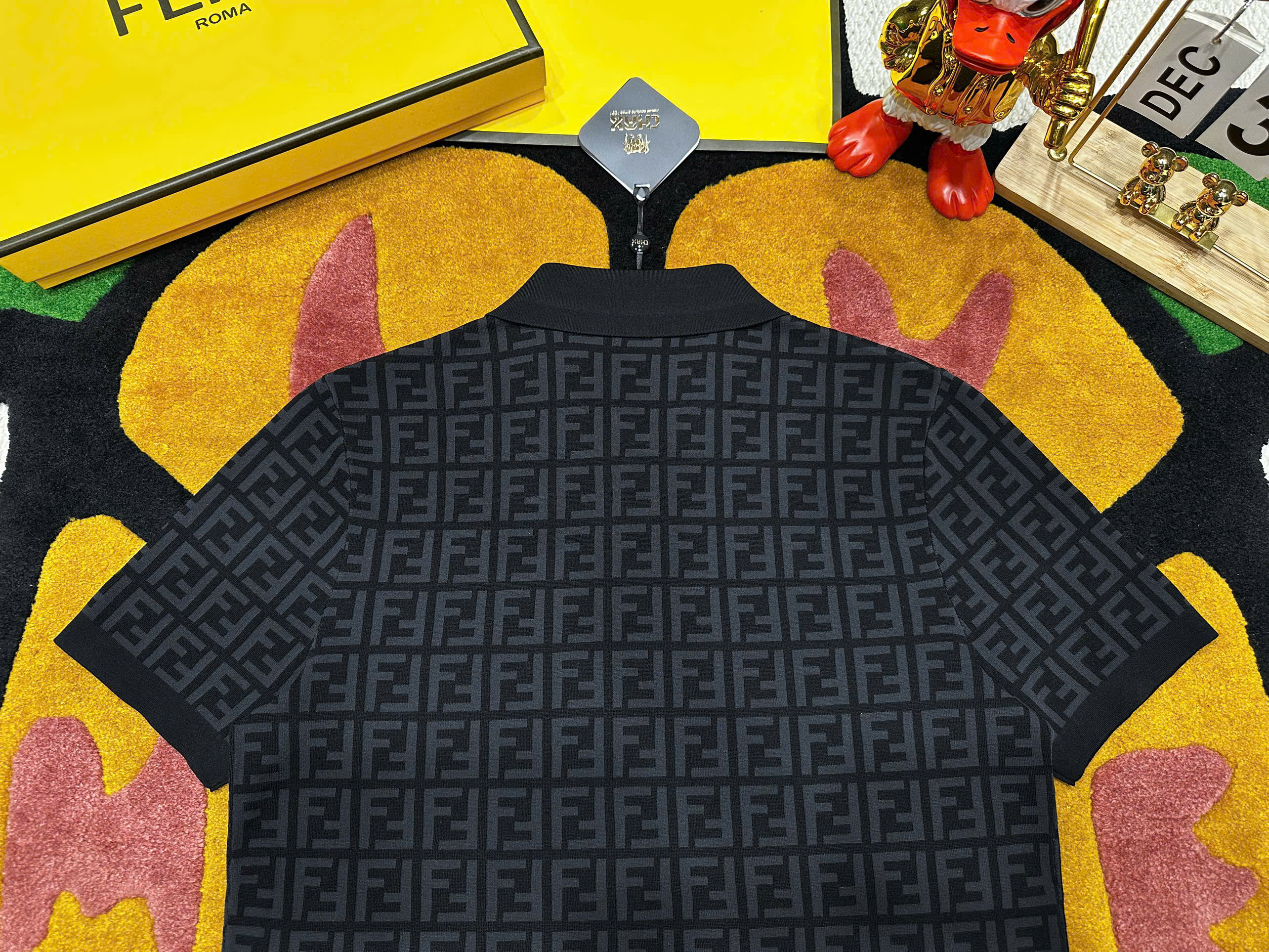 Áo polo Fendi FD logo full Like Auth 48-52 MK
