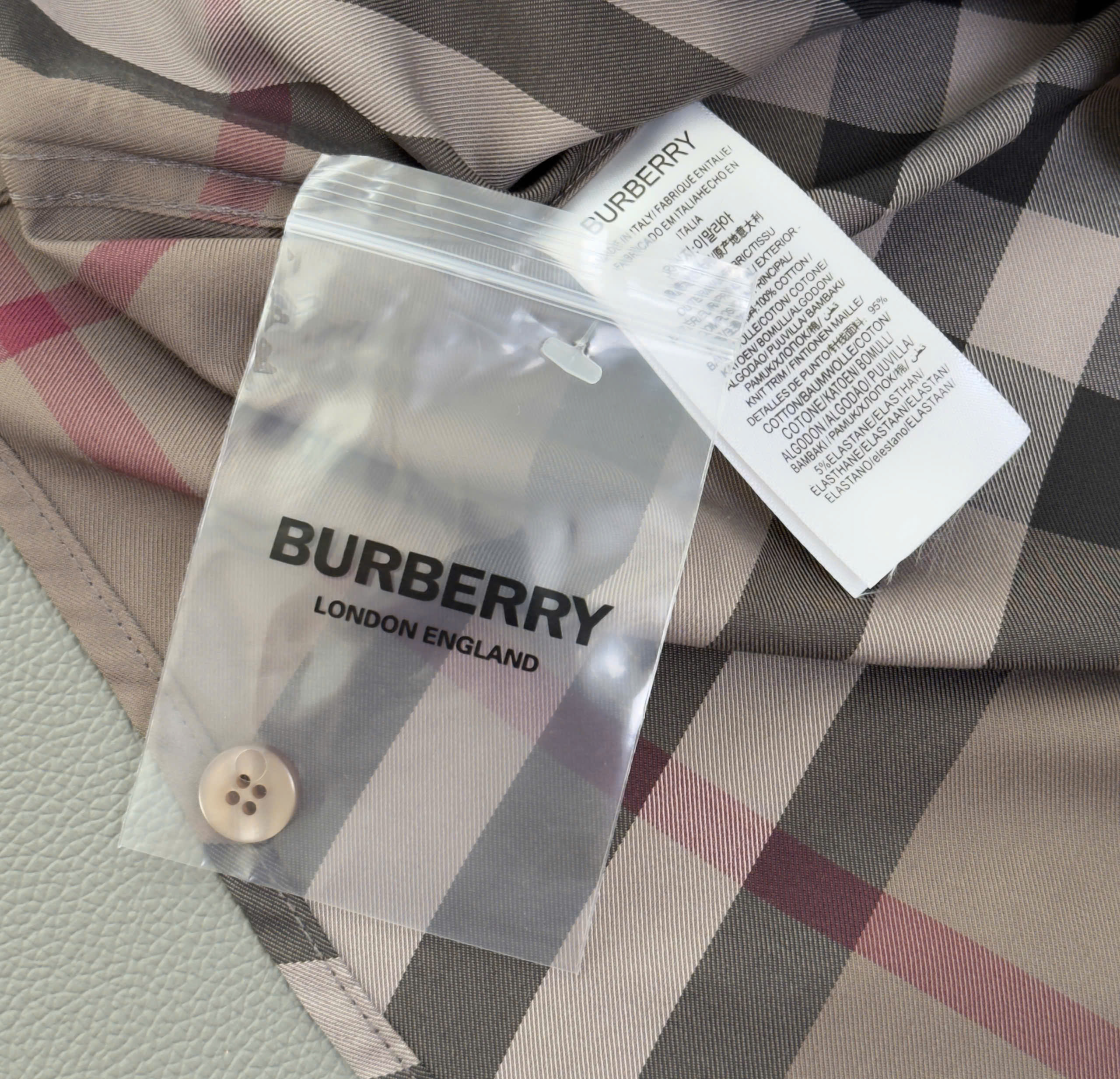 Áo sơ mi Burberry BBR dài tay Rêu kẻ sọc Like Auth S-XXL DDT