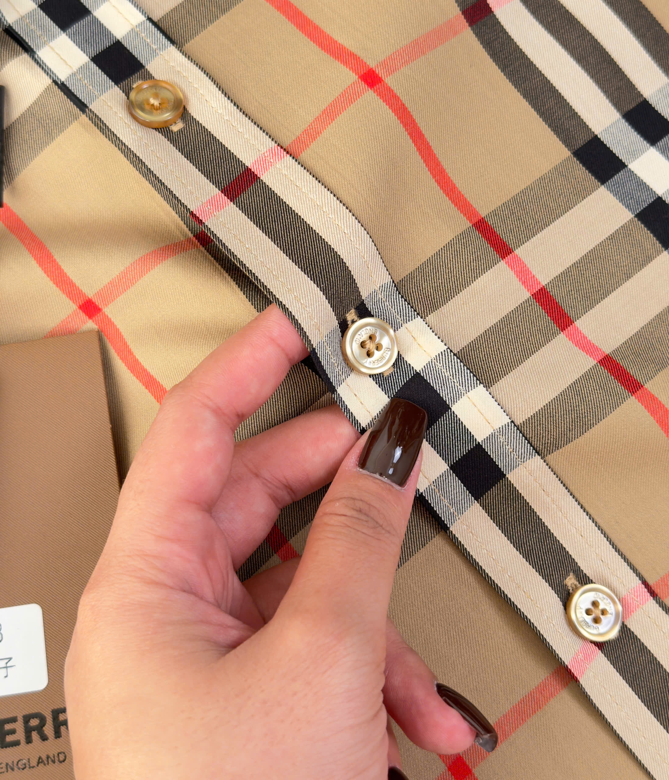 Áo sơ mi Burberry BBR cộc tay Vàng kẻ sọc Like Auth S-XXL DDT