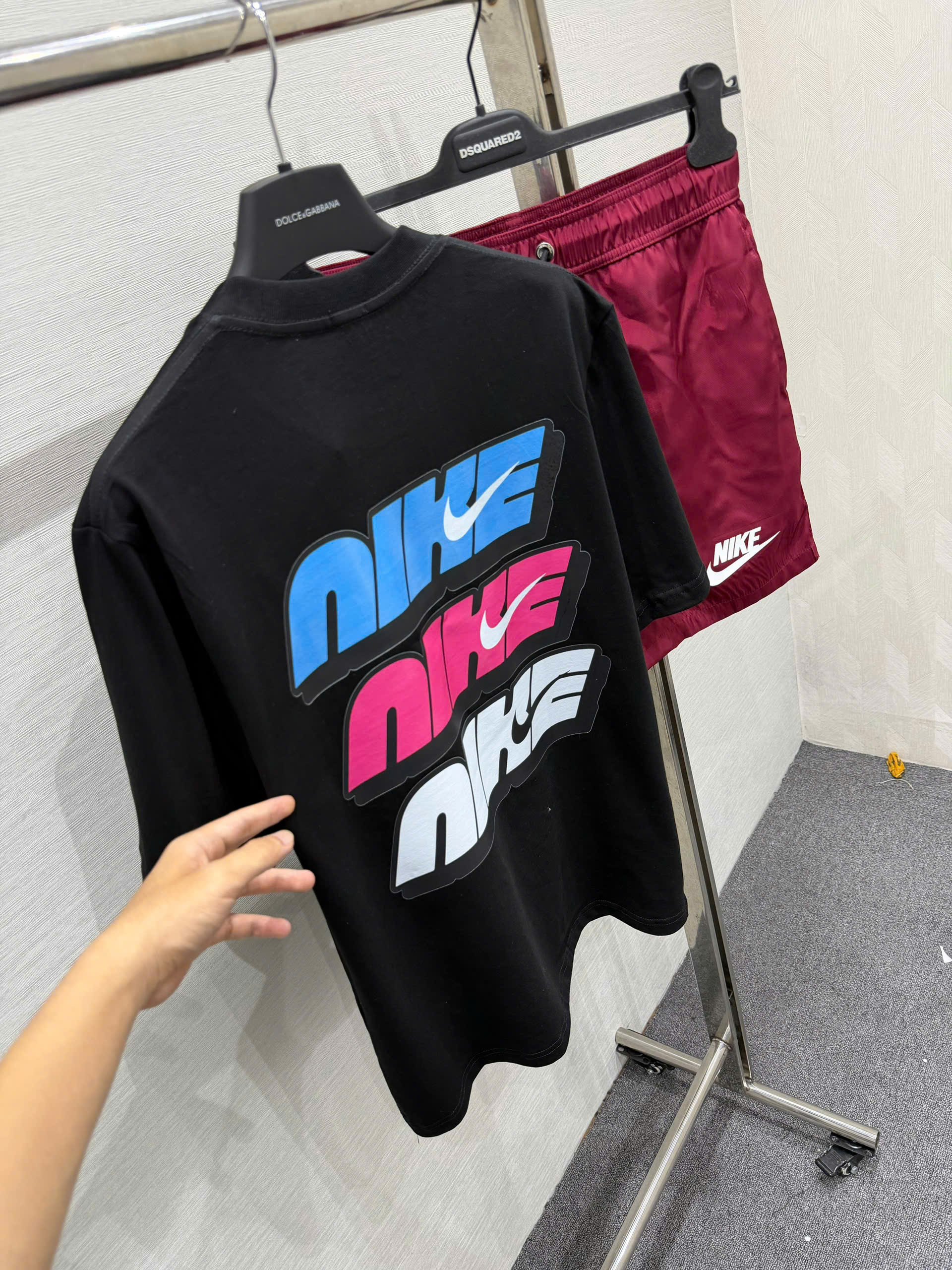Set bộ thể thao hè Nike logo nhiều màu Like Auth S-XL NV