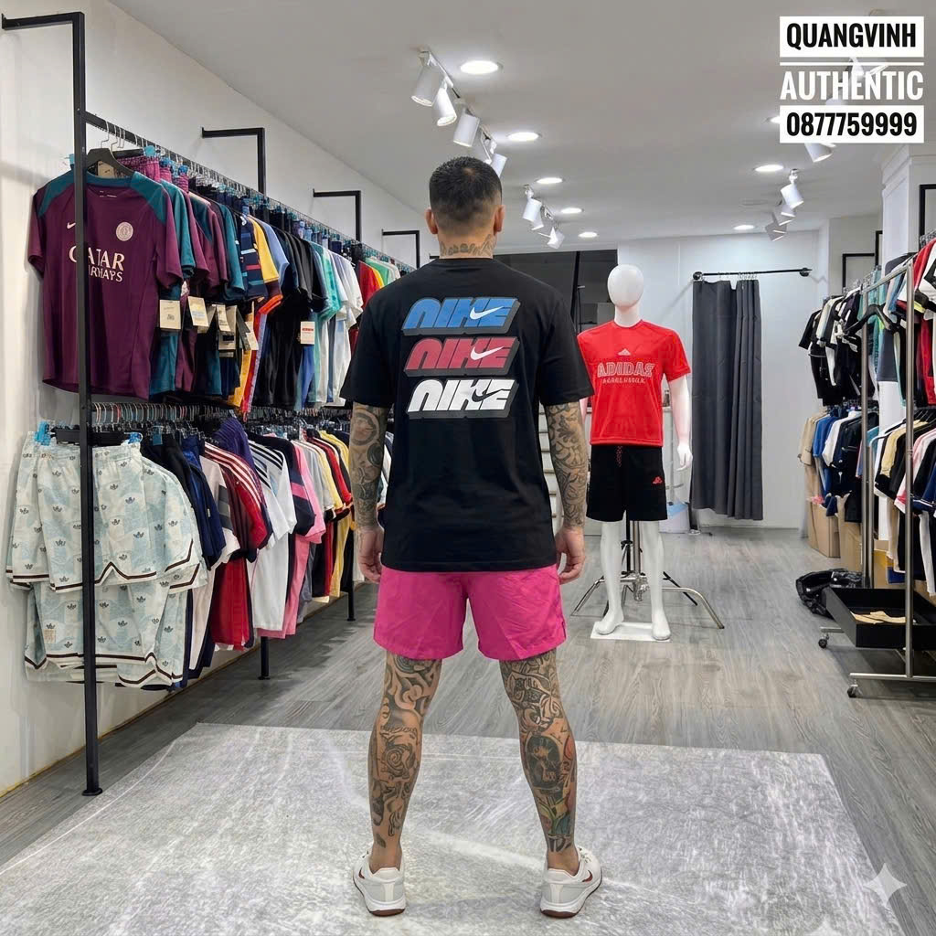 Set bộ thể thao hè Nike logo nhiều màu Like Auth S-XL NV