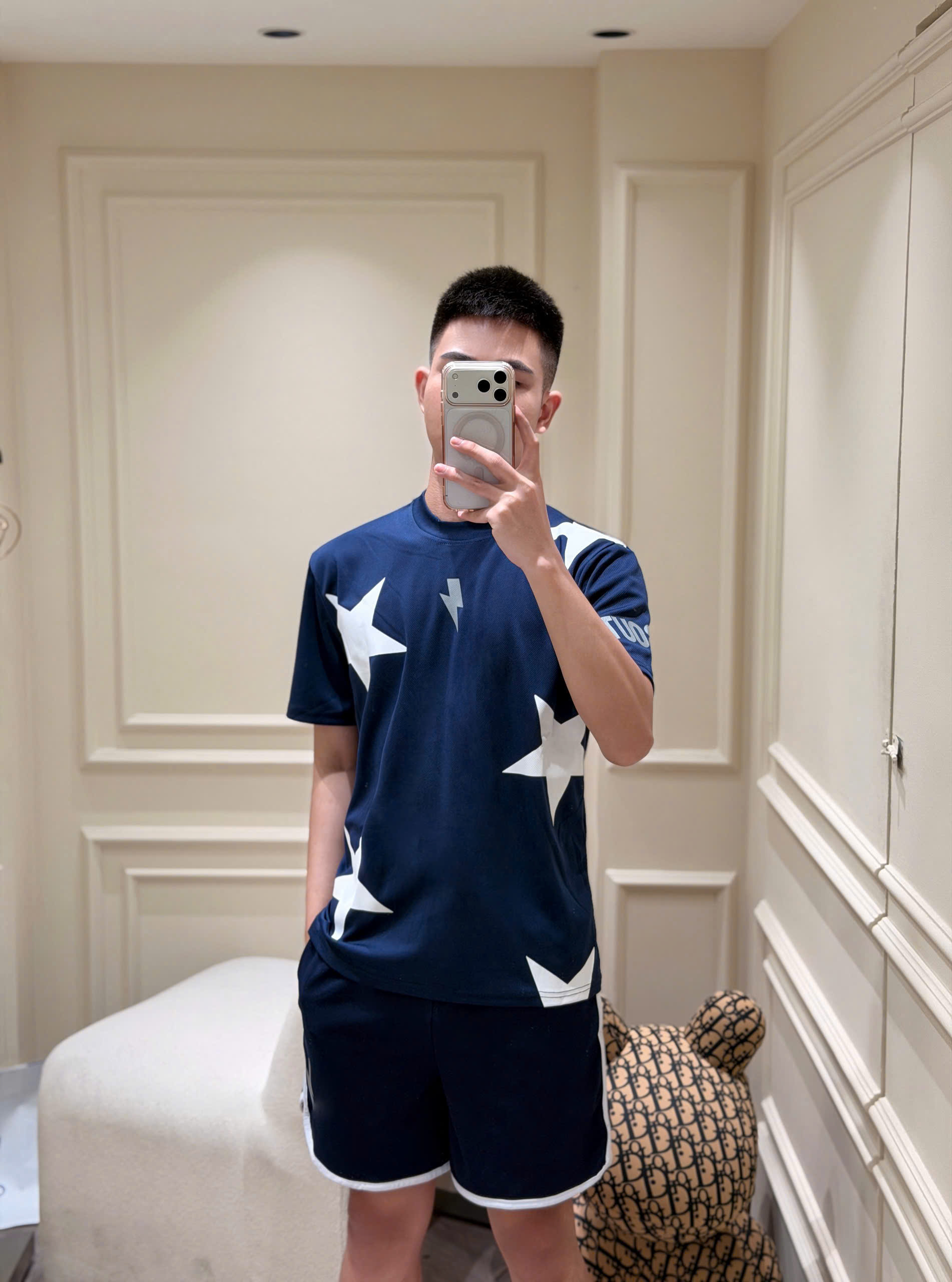 Set bộ thể thao hè Hydrogen họa tiết ngôi sao Like Auth S-XL NV