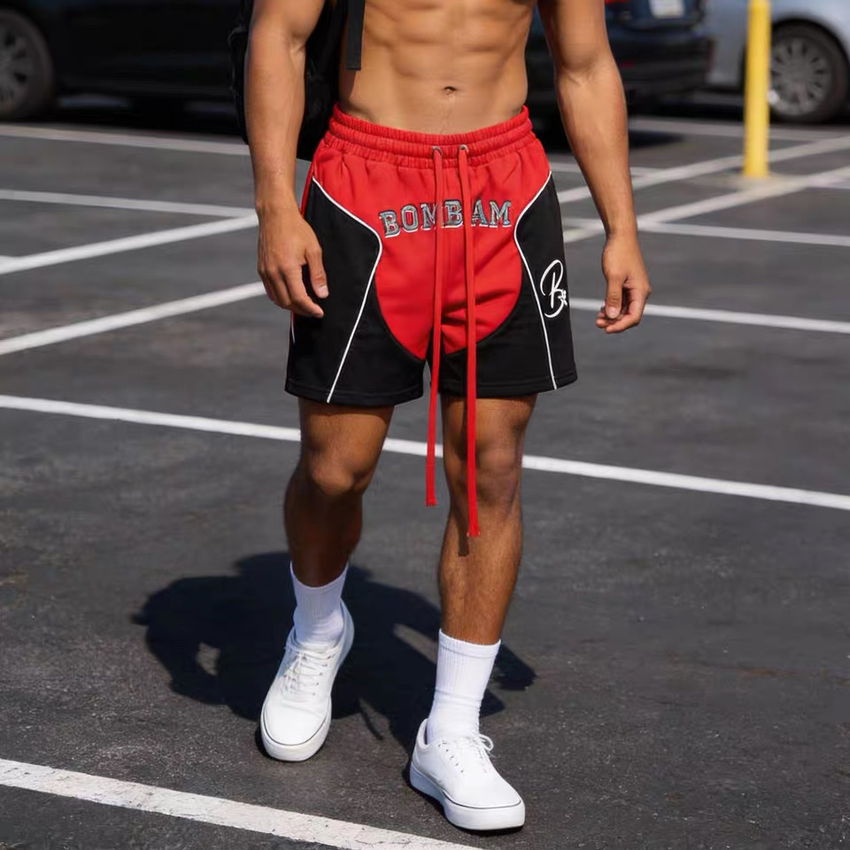 Quần short đùi thể thao TANYA Bombjam Đen Đỏ Like Auth M-XL VTN