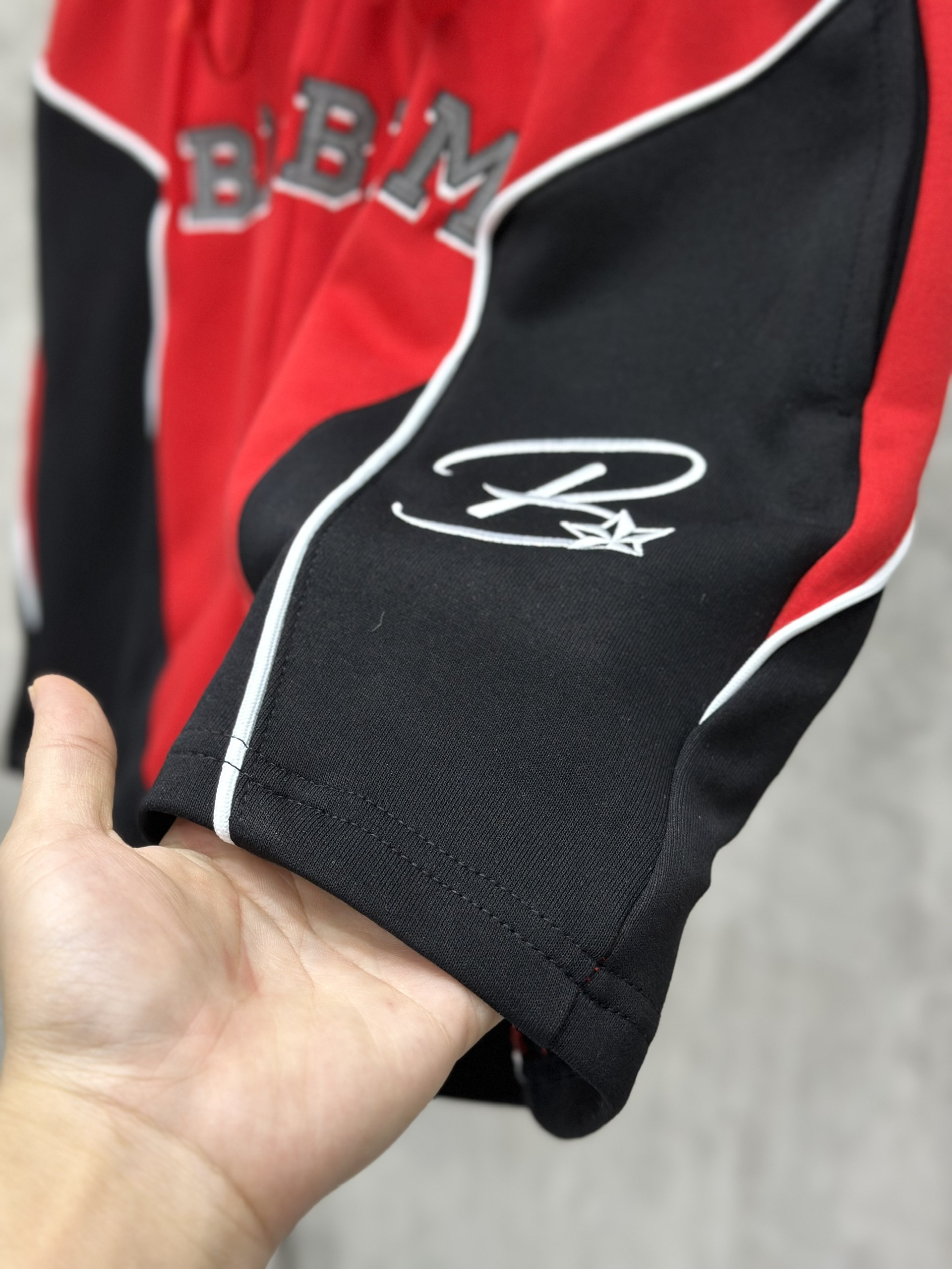 Quần short đùi thể thao TANYA Bombjam Đen Đỏ Like Auth M-XL VTN