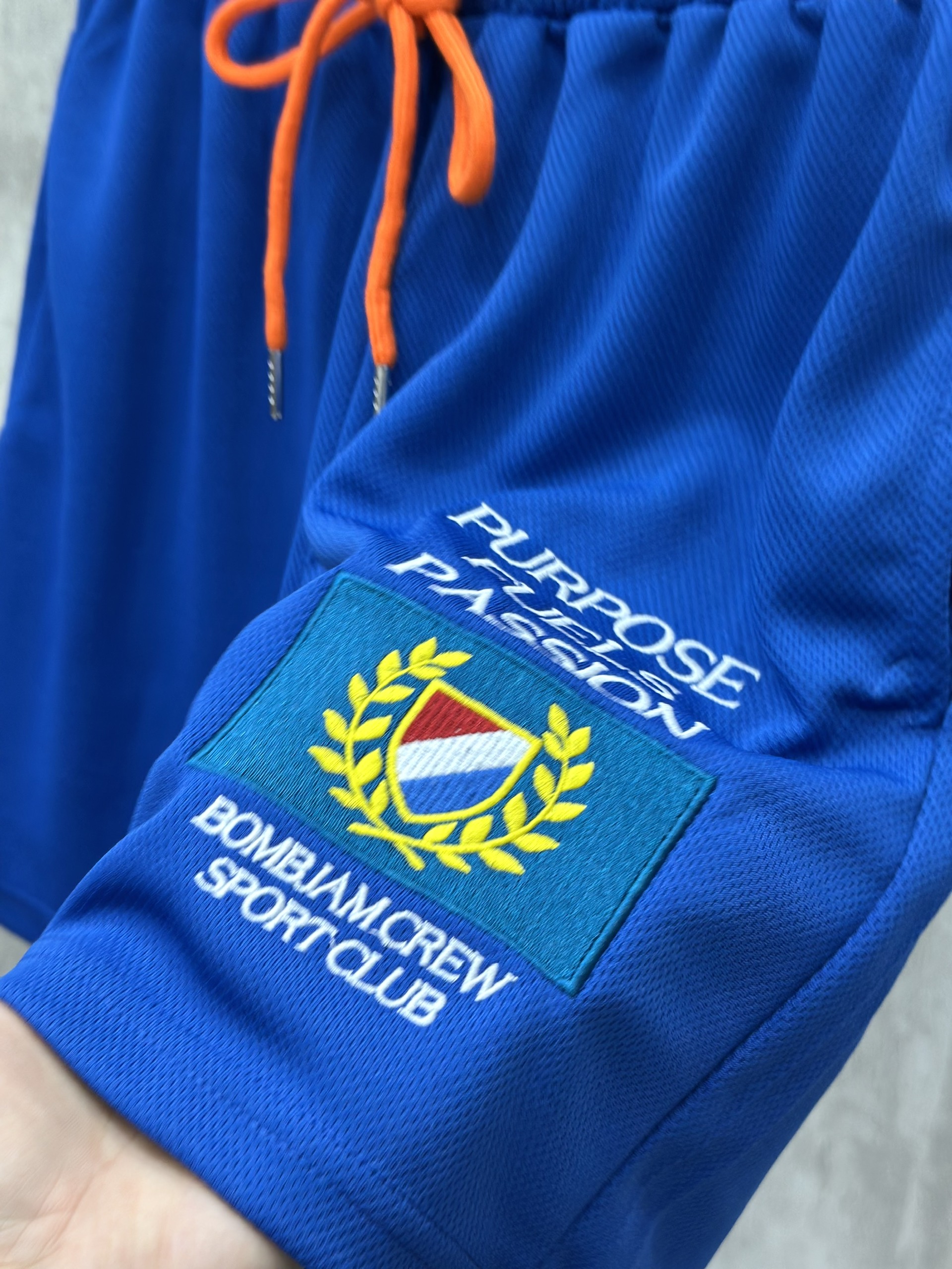 Quần short đùi thể thao TANYA Bombjam Crew Sport Club Xanh Like Auth M-XL VTN