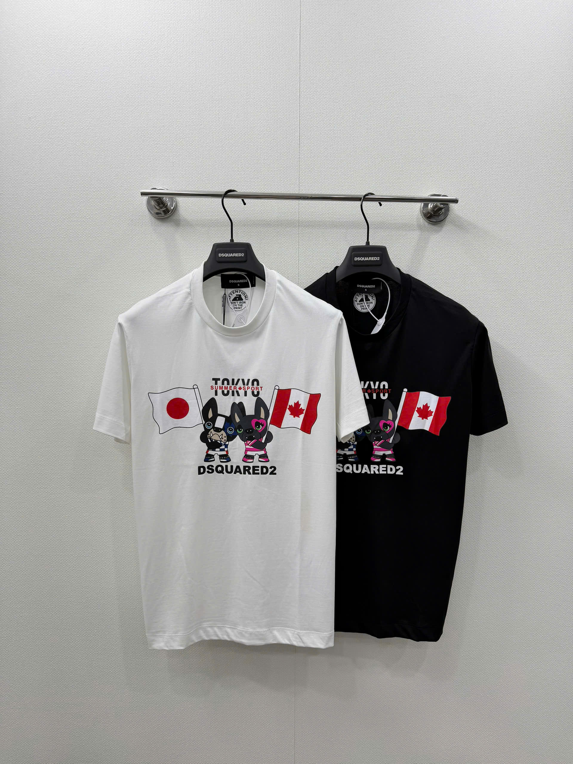Áo phông T shirt Dsquared2 DSQ Tokyo x Canada đôi Cún Like Auth S-XL NV