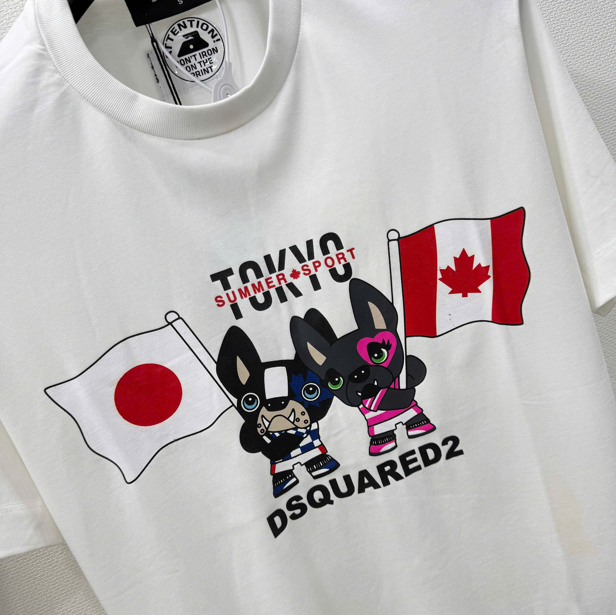 Áo phông T shirt Dsquared2 DSQ Tokyo x Canada đôi Cún Like Auth S-XL NV
