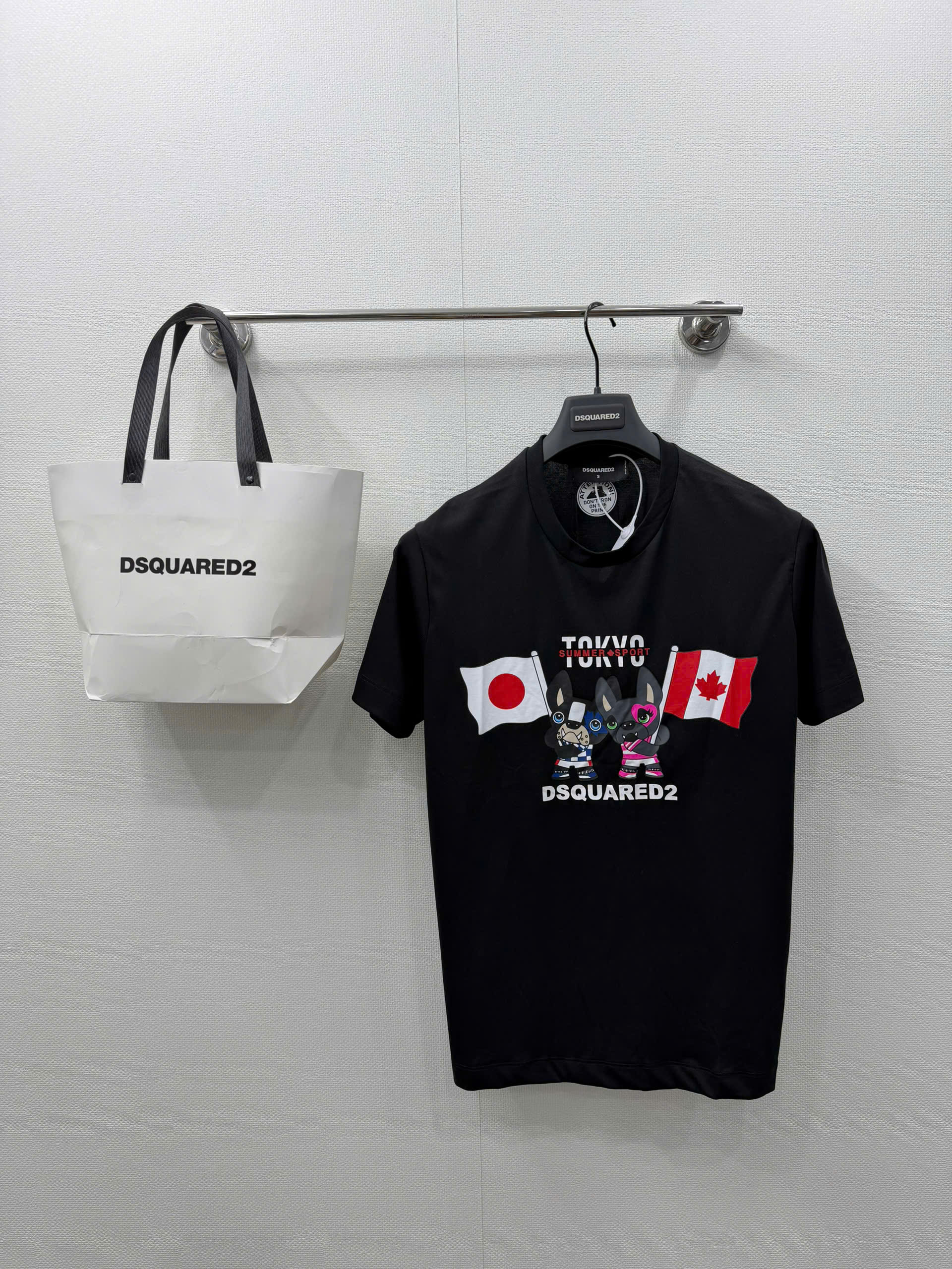 Áo phông T shirt Dsquared2 DSQ Tokyo x Canada đôi Cún Like Auth S-XL NV