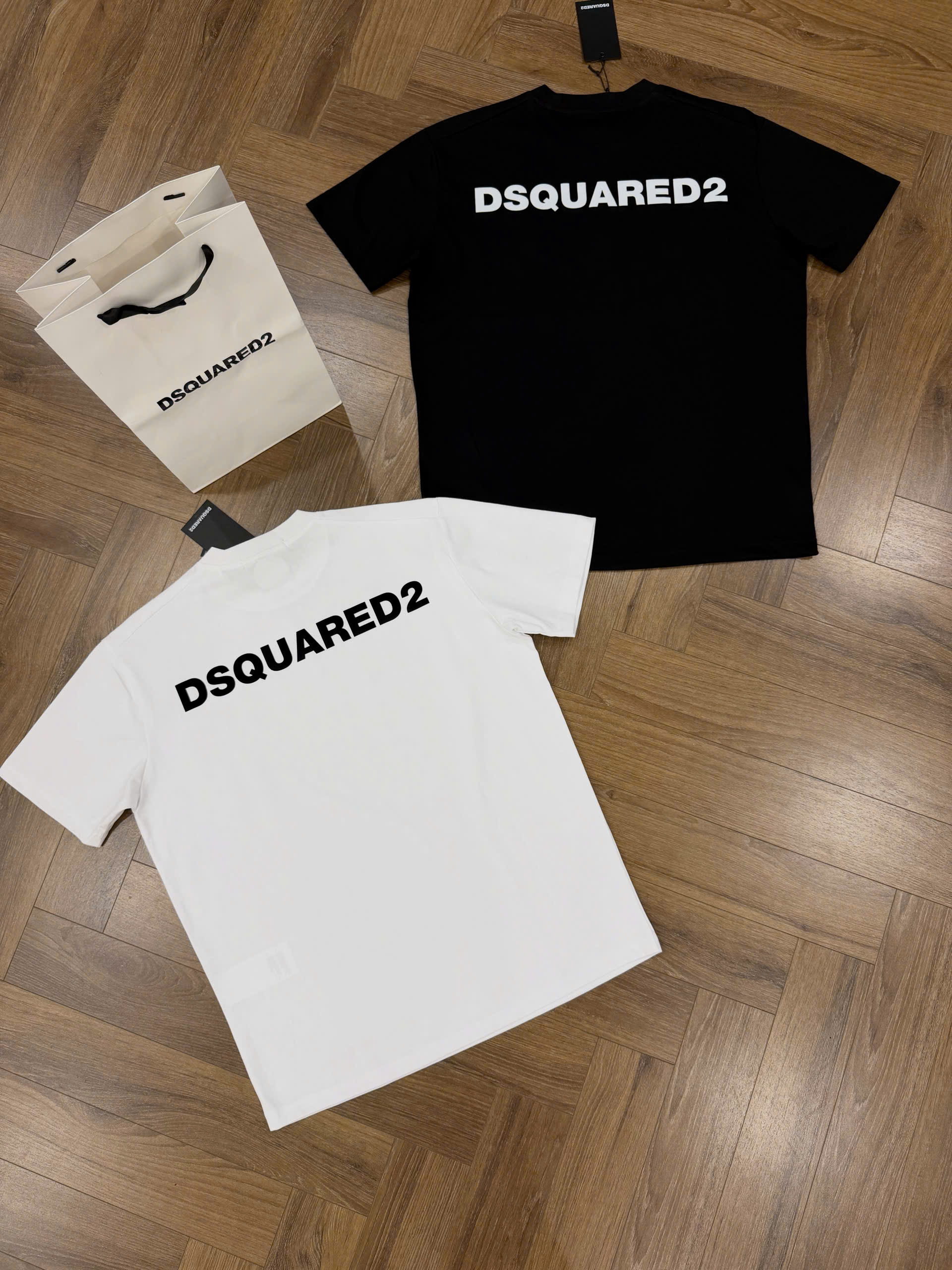 Áo phông T shirt Dsquared2 DSQ Bitch Where Like Auth XS-L NV