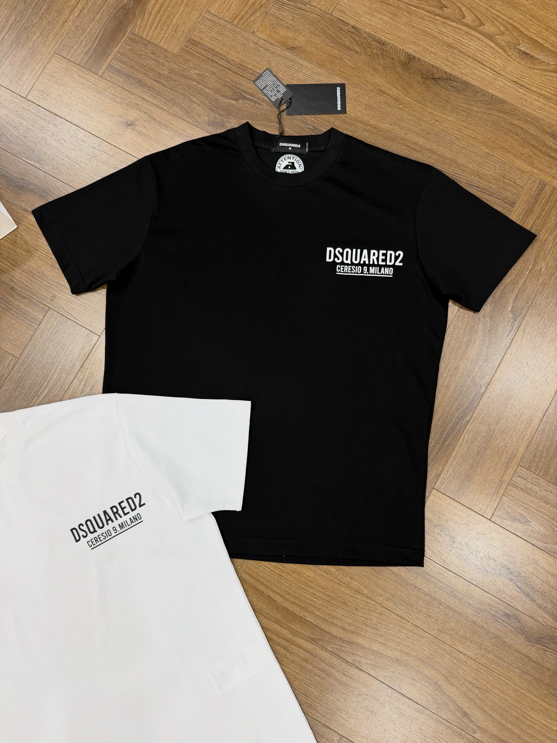 Áo phông T shirt Dsquared2 DSQ Milano logo ngực Like Auth XS-L NV